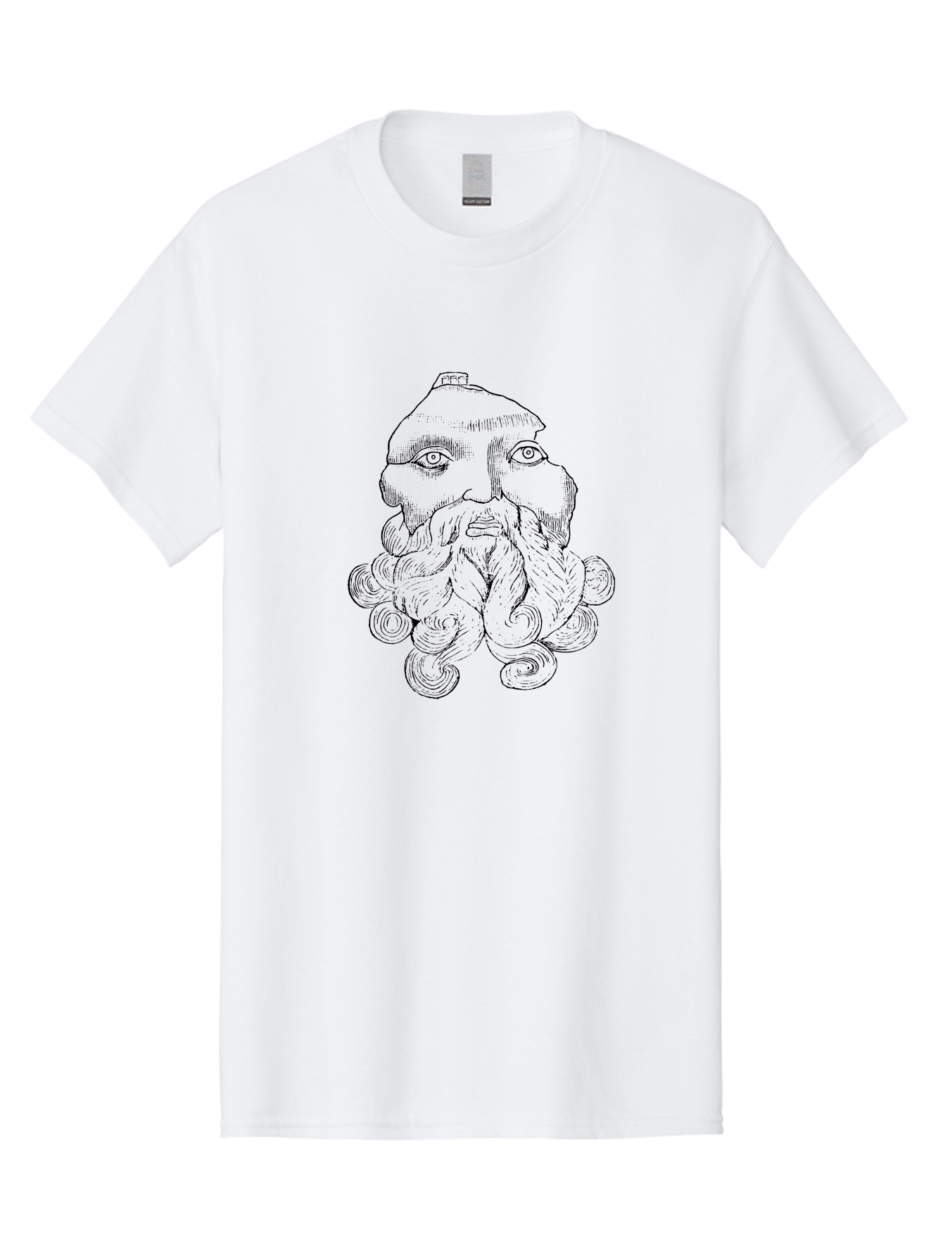 Octopus-Man Men'S Graphic Tee, 100% Cotton, Comfortable Casual Summer Wear, Machine Washable, Octopus Man Illustration, Surreal Art, Fantasy Creature, Sea Creature, Tentacles, Mythology, Eerie, Mysterious, Underwater World, Symbolism, -  Aaa553