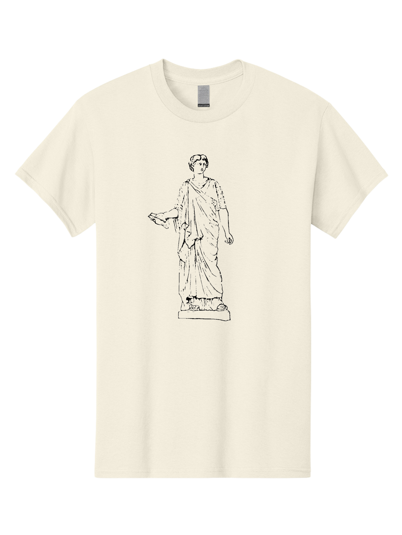 Roman-Statue Men'S Graphic Tee, 100% Cotton, Comfortable Casual Summer Wear, Machine Washable, Roman Statue, Classical Art, Marble Sculpture, Ancient Roman, Roman Toga, Historical Figure, Roman Architecture, Cultural Heritage, -  Aaa559