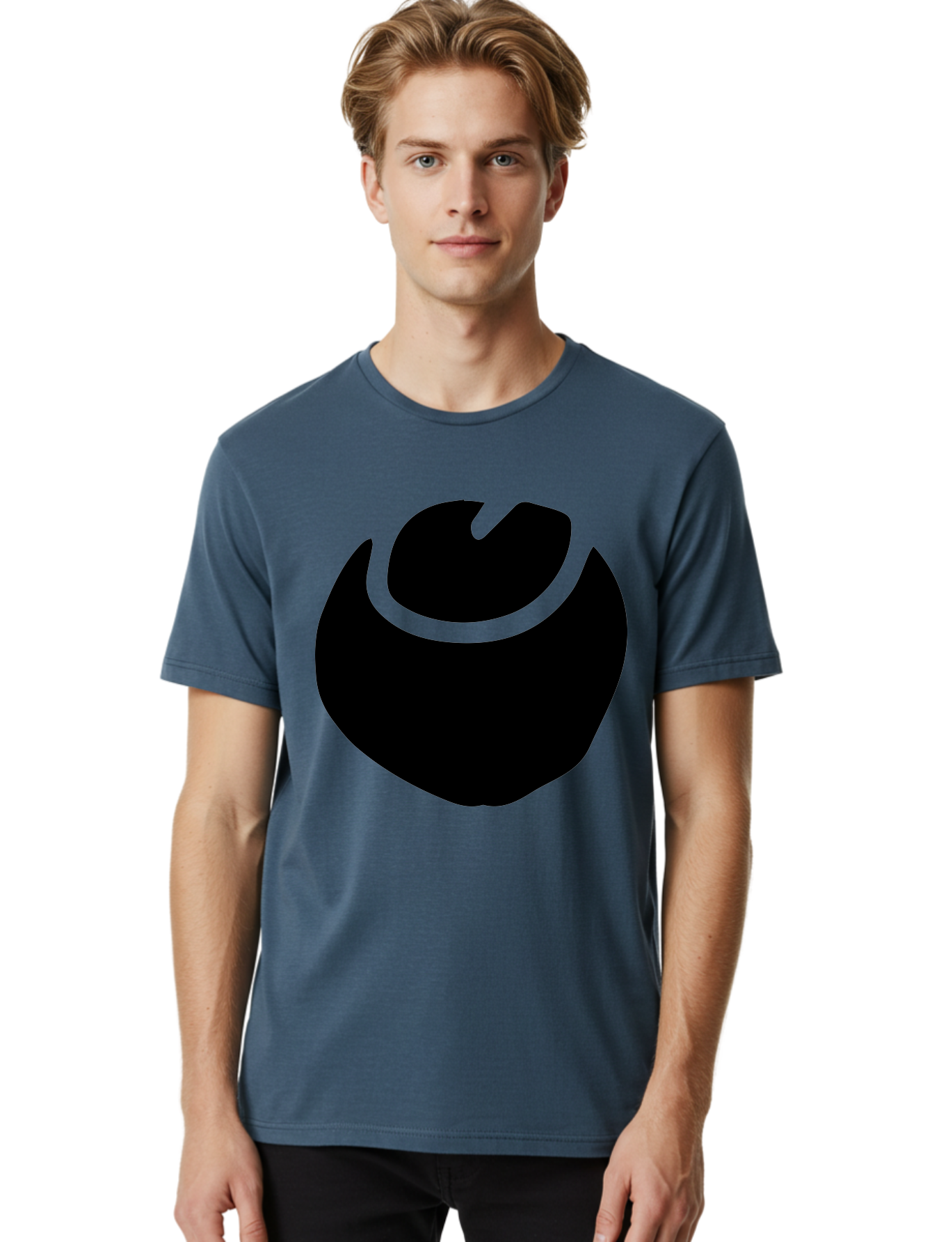 Black-Logo Men'S Graphic Tee, 100% Cotton, Comfortable Casual Summer Wear, Machine Washable, Flame Icon, Black Silhouette, Neon Green Outline, Bold Graphic, Abstract Symbol, Modern Design, Fire Emblem -  Aaa583