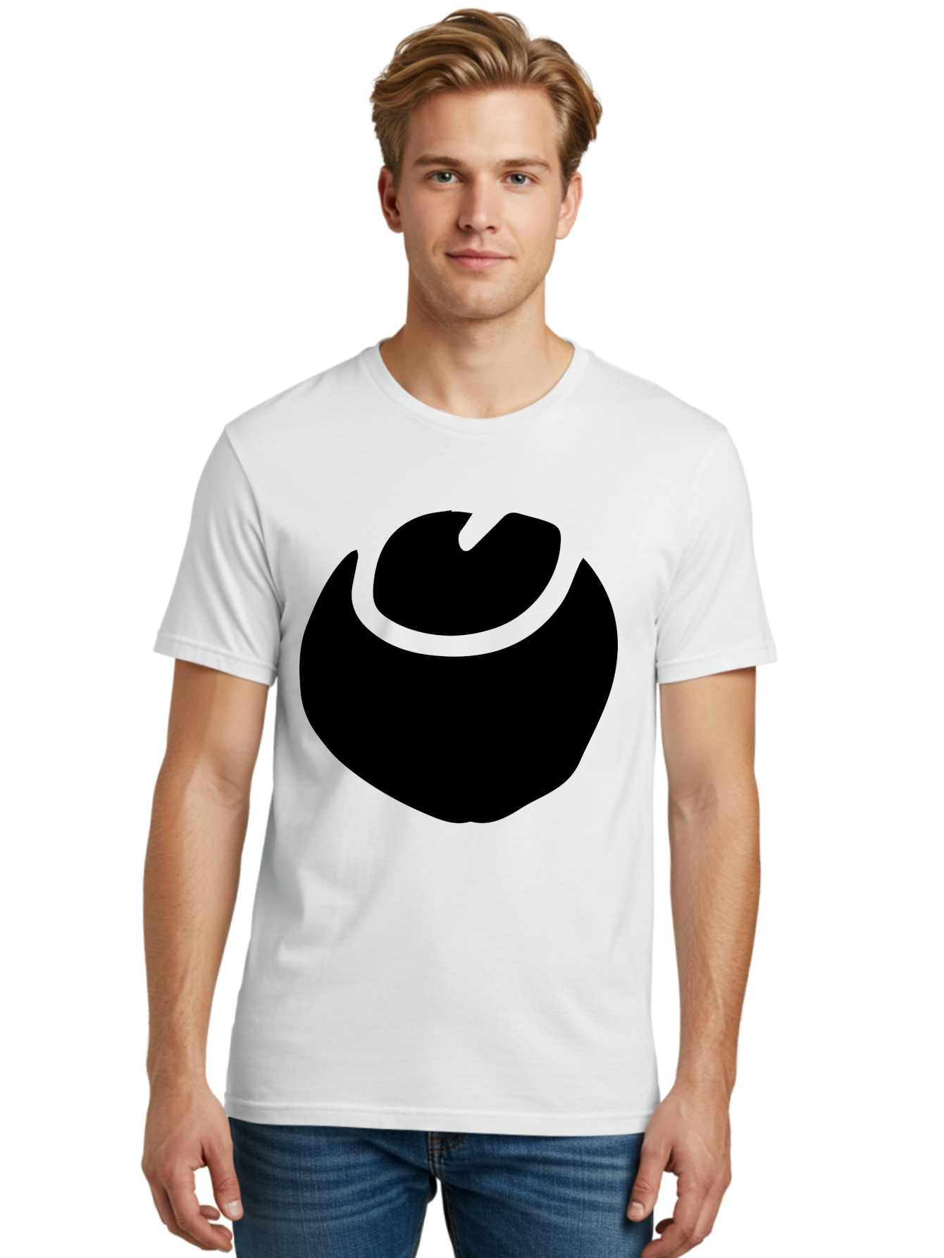 Black-Logo Men'S Graphic Tee, 100% Cotton, Comfortable Casual Summer Wear, Machine Washable, Flame Icon, Black Silhouette, Neon Green Outline, Bold Graphic, Abstract Symbol, Modern Design, Fire Emblem -  Aaa583