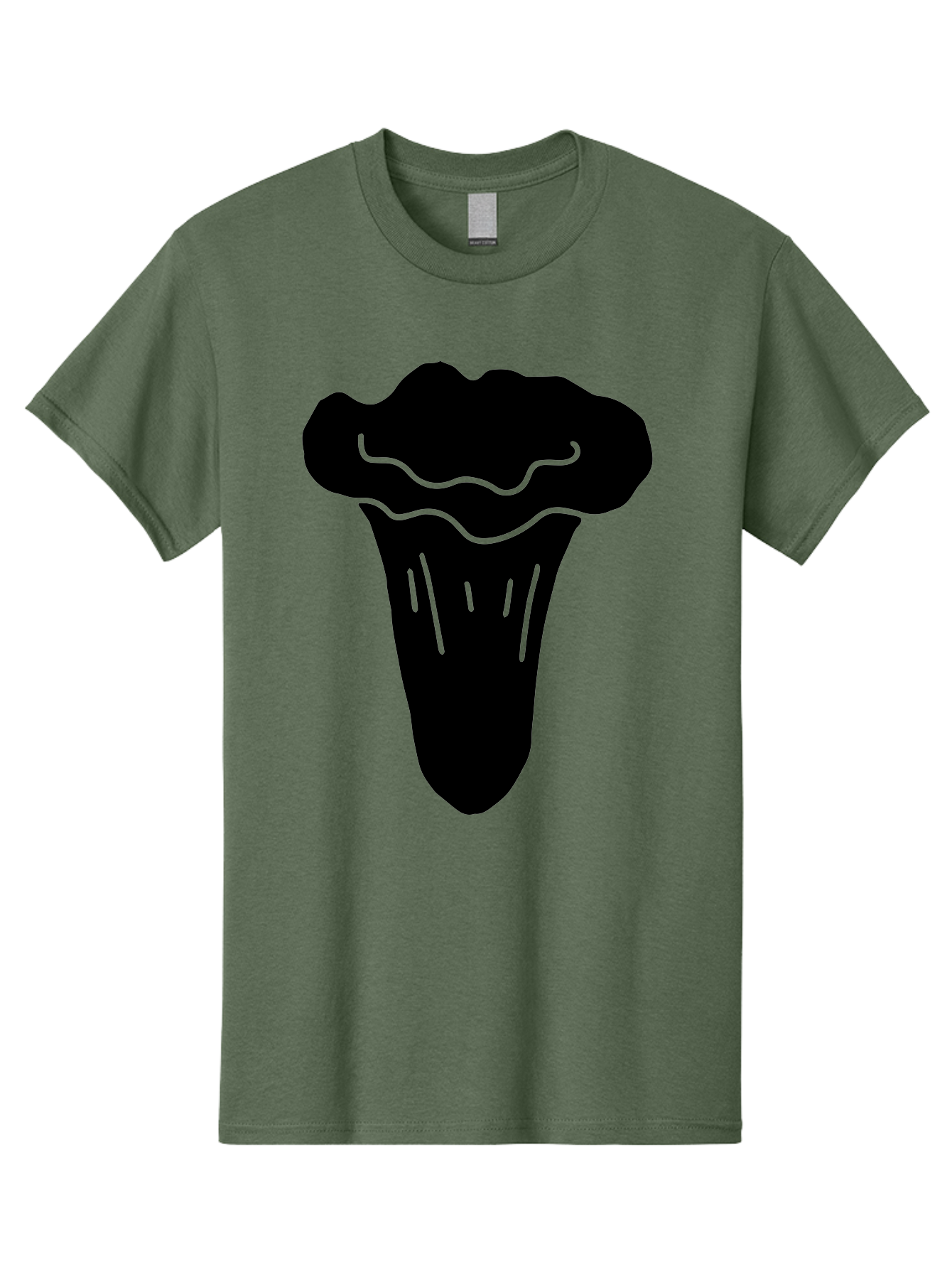 Ice-Cream-Cone Men'S Graphic Tee, 100% Cotton, Comfortable Casual Summer Wear, Machine Washable, Ice Cream Cone, Sweet Treat, Dessert Icon, Frozen Delight, Tasty Illustration, Simple Design, Minimalist Art, Neon Green Accents -  Aaa600