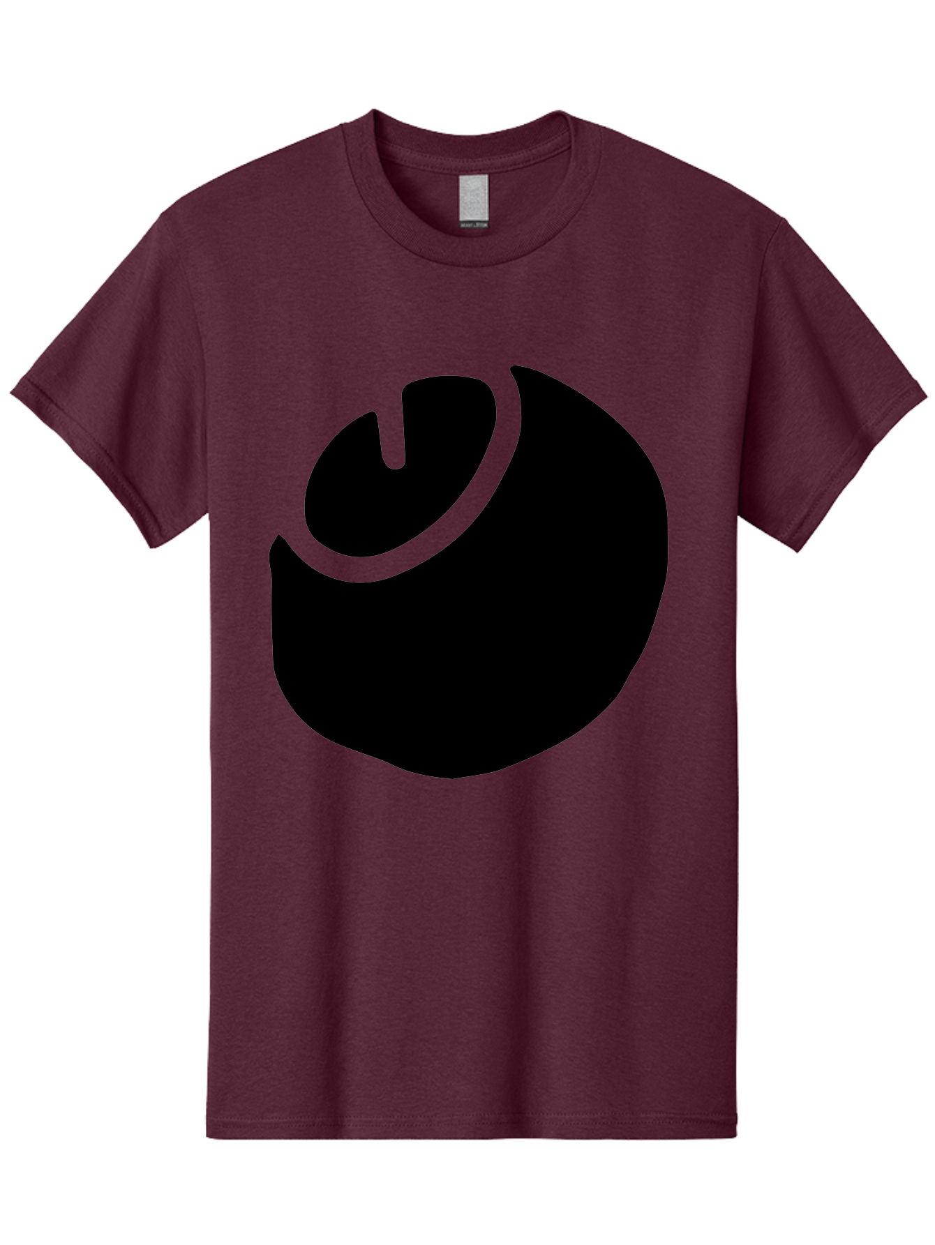 Steam-Logo Men'S Graphic Tee, 100% Cotton, Comfortable Casual Summer Wear, Machine Washable, Abstract Black Shape, Neon Green Outline, Modern Design, Futuristic Art, Bold Graphics, Minimalist Style, Creative Visuals -  Aaa611