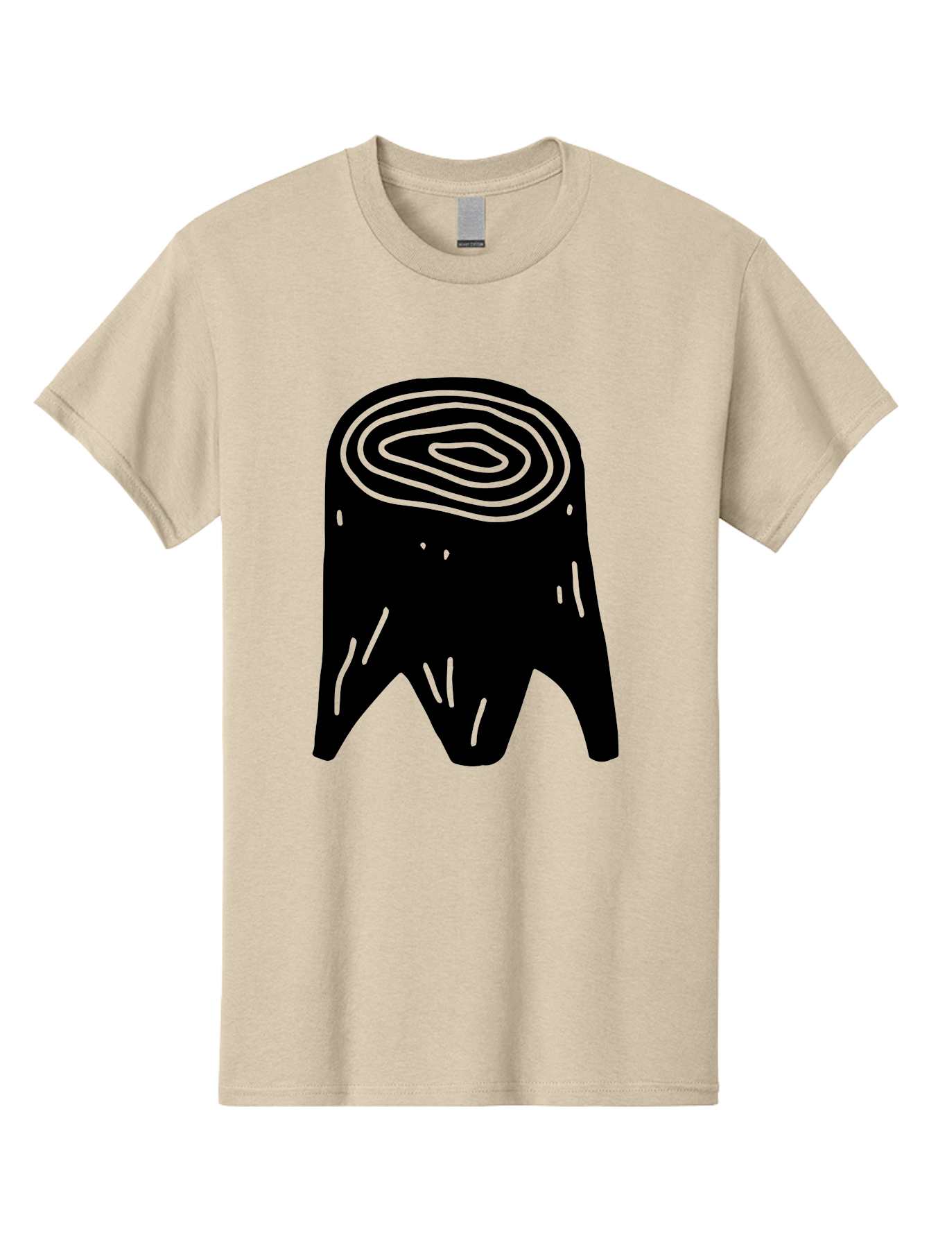 Tooth Men'S Graphic Tee, 100% Cotton, Comfortable Casual Summer Wear, Machine Washable, Black Tooth Silhouette, Dental Anatomy, Tooth Illustration, Abstract Tooth Design, Simple Graphics, Minimalist Art, Neon Green Outline, -  Aaa613