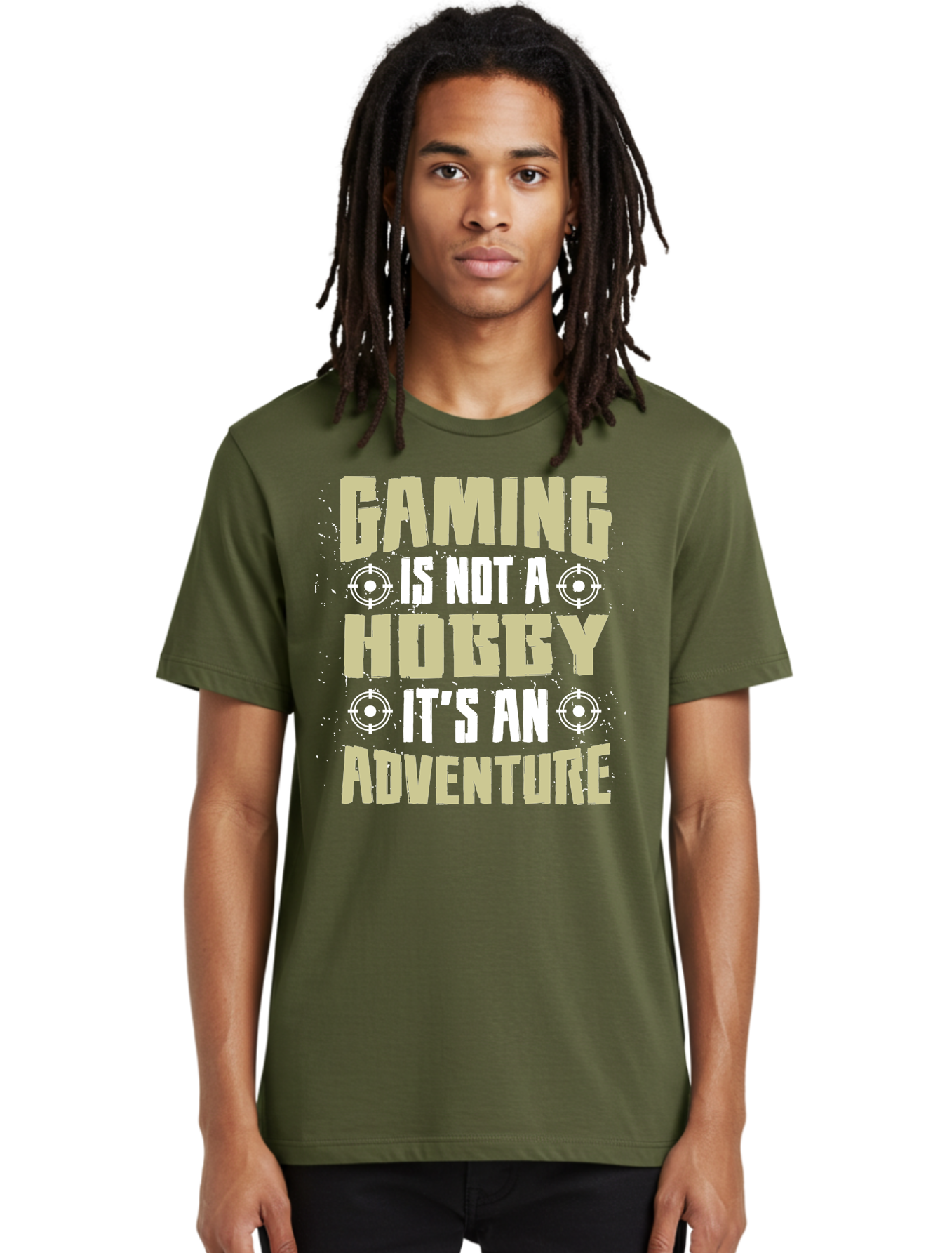 Gaming-Is-Not-A-Hobby Men'S Graphic Tee, 100% Cotton, Comfortable Casual Summer Wear, Machine Washable, Gaming Adventure, Video Games, Gaming Culture, Gamer Lifestyle, Fun Activities, Recreational Gaming, Entertainment, Gaming Community, -  Aaa640