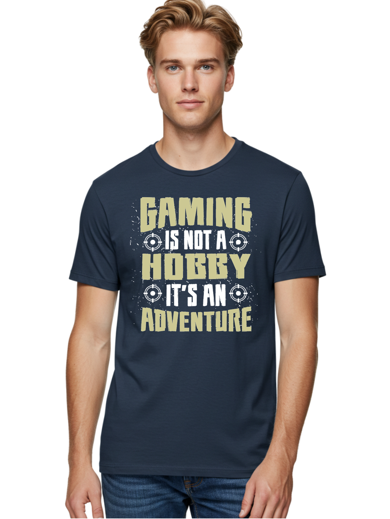 Gaming-Is-Not-A-Hobby Men'S Graphic Tee, 100% Cotton, Comfortable Casual Summer Wear, Machine Washable, Gaming Adventure, Video Games, Gaming Culture, Gamer Lifestyle, Fun Activities, Recreational Gaming, Entertainment, Gaming Community, -  Aaa640
