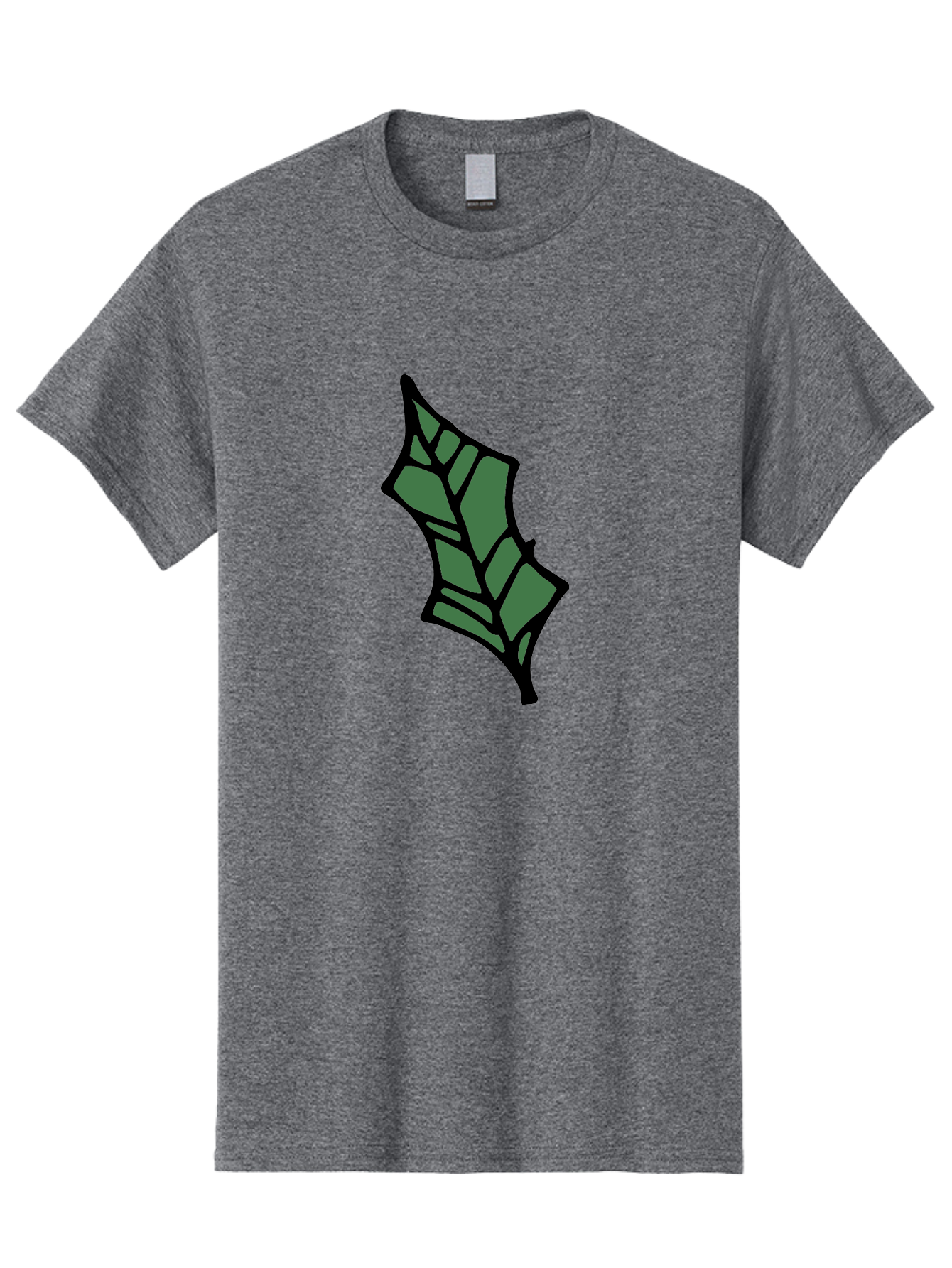 Bat-Wing Men'S Graphic Tee, 100% Cotton, Comfortable Casual Summer Wear, Machine Washable, Cartoon Bat, Simple Design, Dark Green, Black Outline, Geometric Shapes, Cartoon Style, Simple Illustration, Bat Symbol, Graphic Element -  Aaa752