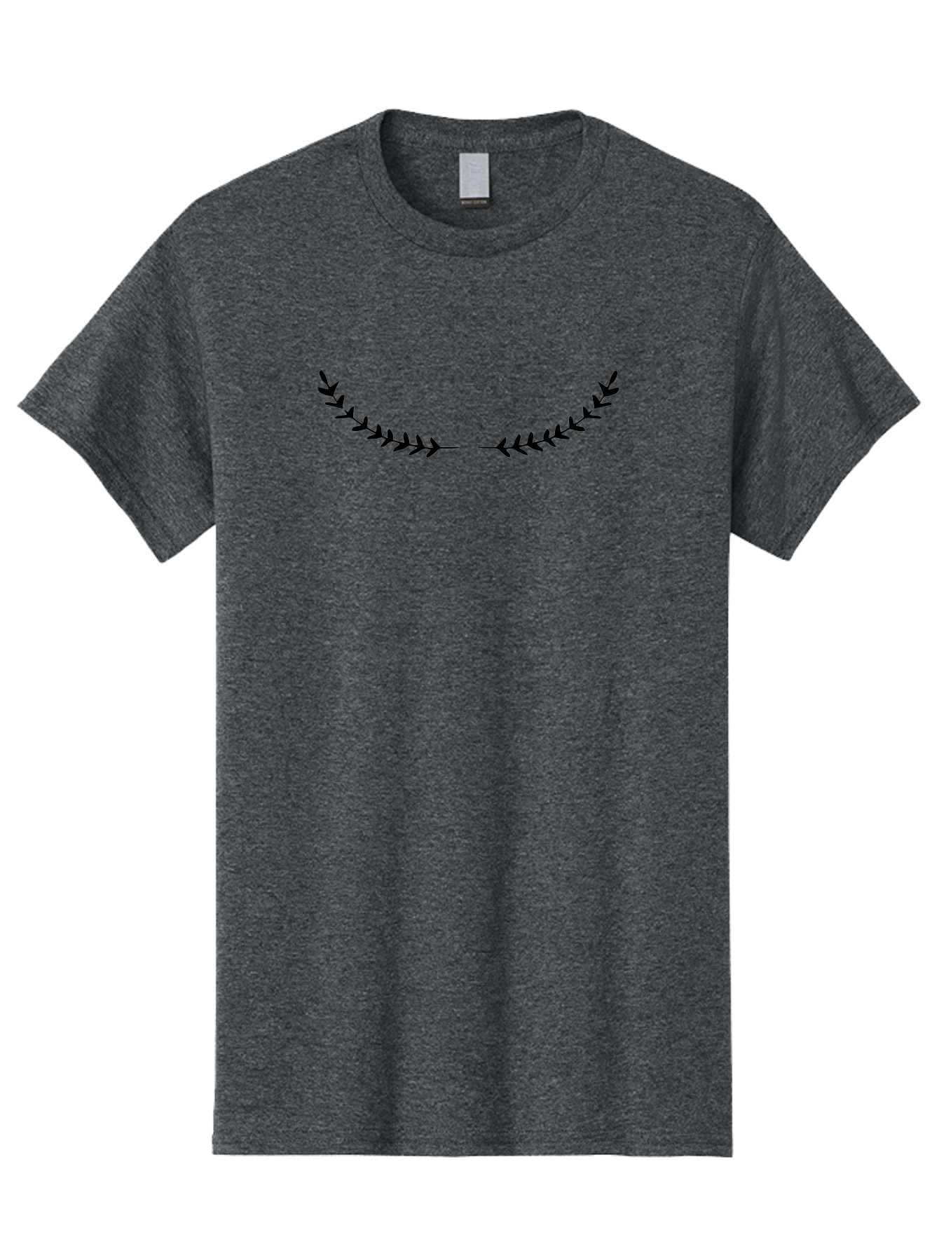 Black-Laurel Men'S Graphic Tee, 100% Cotton, Comfortable Casual Summer Wear, Machine Washable, Baseball Stitch, Black Stitches, Sports Design, Baseball Theme, Minimalist Graphic, Sports Art, Baseball Symbol, Baseball Stitch Pattern, -  Aaa761