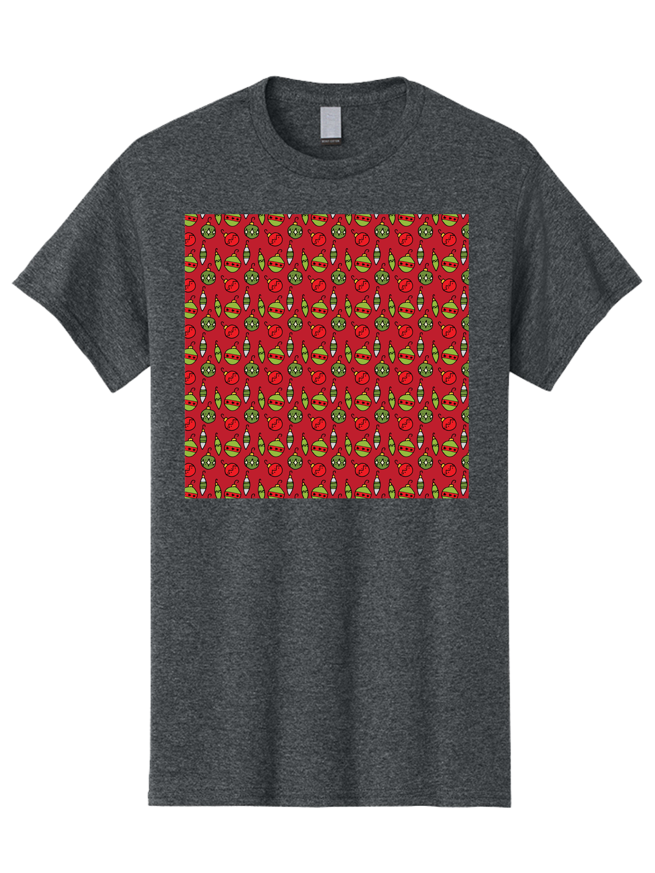 Bombs-Pattern Men'S Graphic Tee, 100% Cotton, Comfortable Casual Summer Wear, Machine Washable, Bombs And Emoji, Cartoon Graphics, War Symbols, Red Background, Green And Red Colors, Cute Illustrations, Funny Patterns, Danger Signs, -  Aaa770