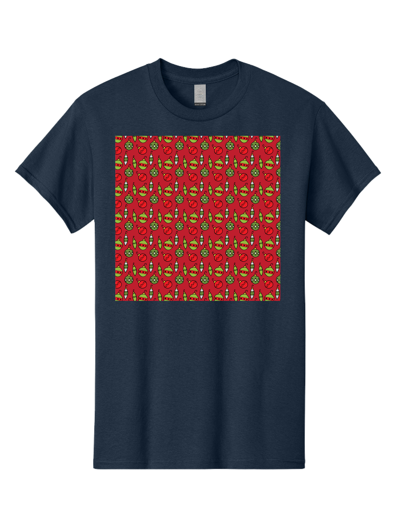 Bombs-Pattern Men'S Graphic Tee, 100% Cotton, Comfortable Casual Summer Wear, Machine Washable, Bombs And Emoji, Cartoon Graphics, War Symbols, Red Background, Green And Red Colors, Cute Illustrations, Funny Patterns, Danger Signs, -  Aaa770