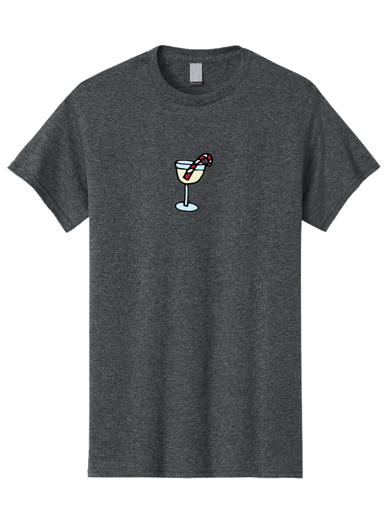 Candy-Cane-Martini-2 Men'S Graphic Tee, 100% Cotton, Comfortable Casual Summer Wear, Machine Washable, Candy Cane Martini, Festive Drink, Holiday Cocktail, Christmas Treat, Sweet Indulgence, Peppermint Delight, Winter Wonderland -  Aaa782