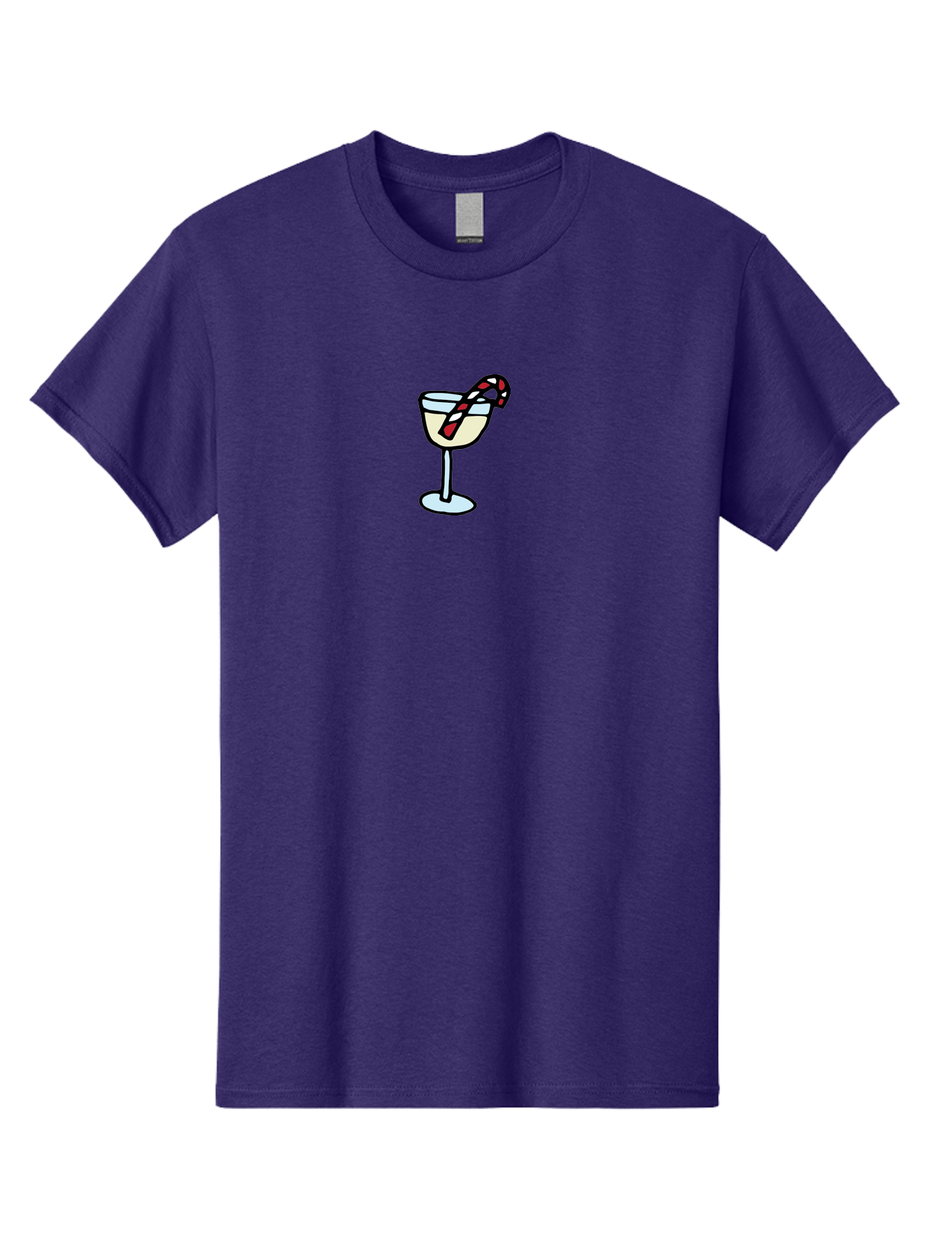 Candy-Cane-Martini-2 Men'S Graphic Tee, 100% Cotton, Comfortable Casual Summer Wear, Machine Washable, Candy Cane Martini, Festive Drink, Holiday Cocktail, Christmas Treat, Sweet Indulgence, Peppermint Delight, Winter Wonderland -  Aaa782