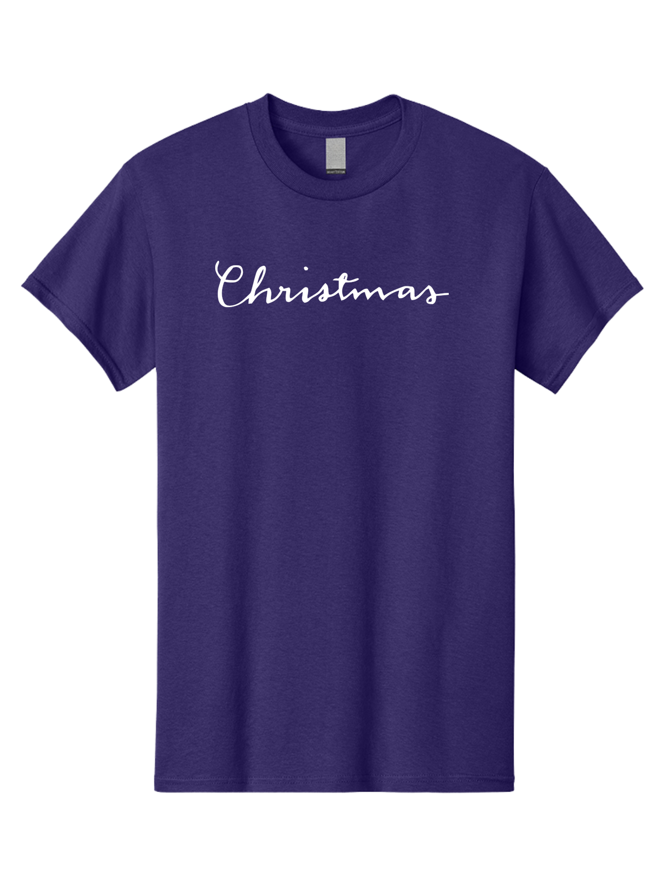 Christmas-1 Men'S Graphic Tee, 100% Cotton, Comfortable Casual Summer Wear, Machine Washable, Christmas, Holiday Season, Festive Atmosphere, Winter Wonderland, Holiday Cheer, Christmas Magic, White Cursive Text -  Aaa801