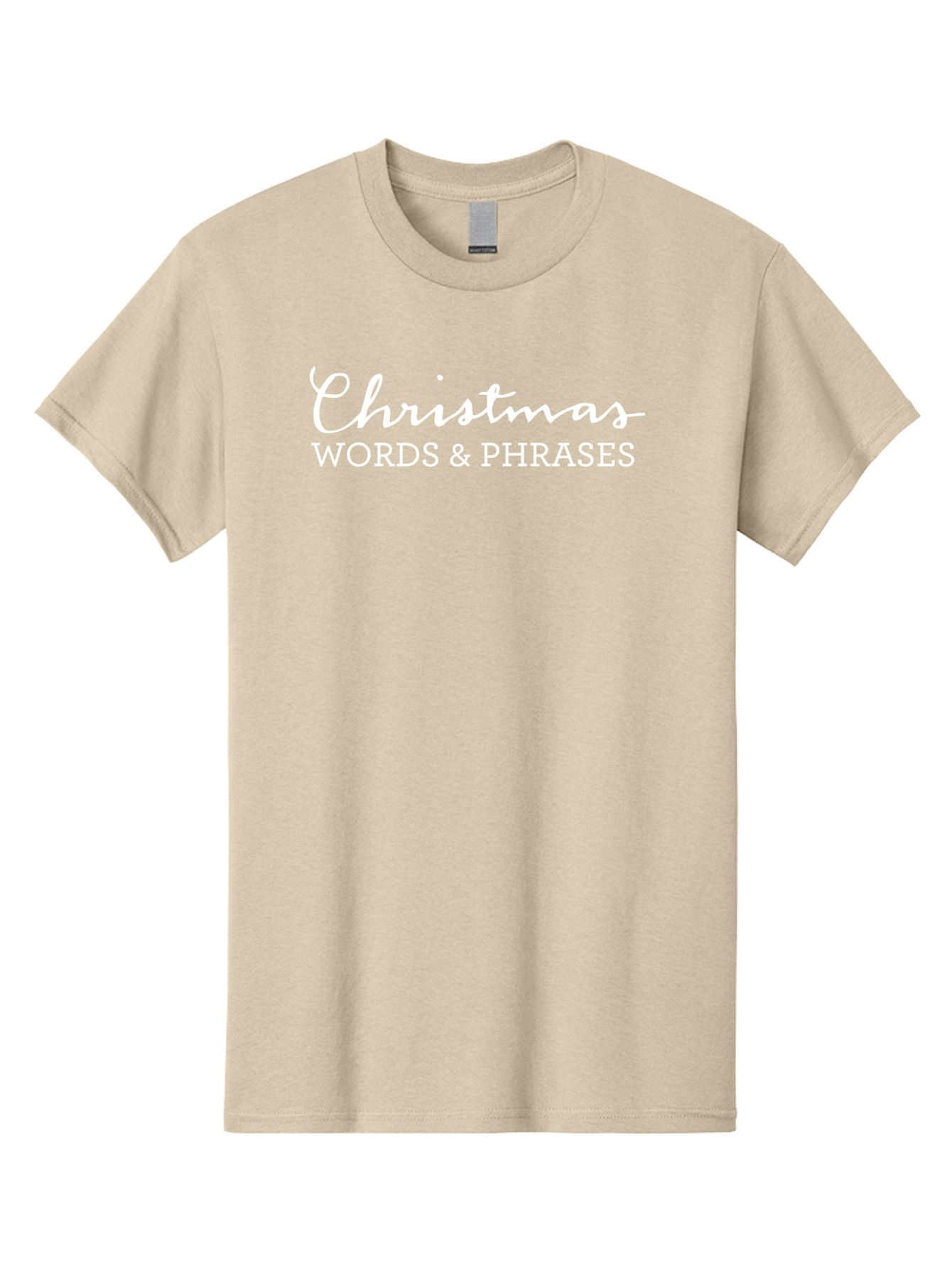 Christmas-Words-Phrases Men'S Graphic Tee, 100% Cotton, Comfortable Casual Summer Wear, Machine Washable, Christmas Words, Holiday Phrases, Festive Language, Christmas Vocabulary, Winter Phrases, Seasonal Expressions, Christmas Terminology -  Aaa830