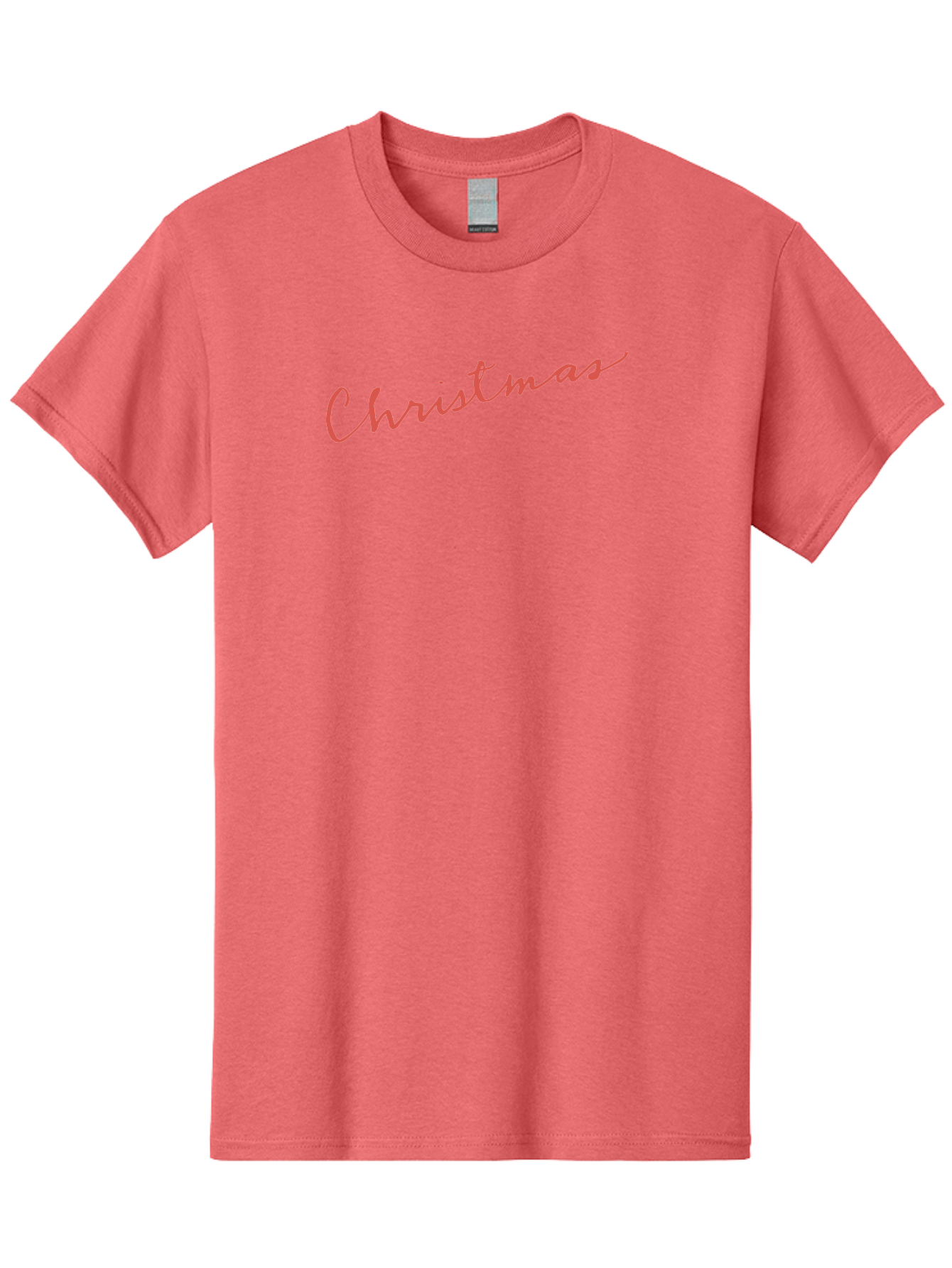 Christmas Men'S Graphic Tee, 100% Cotton, Comfortable Casual Summer Wear, Machine Washable, Christmas Greeting, Festive Season, Holiday Message, Pink Cursive Text, Christmas Celebration, Winter Wonderland -  Aaa832