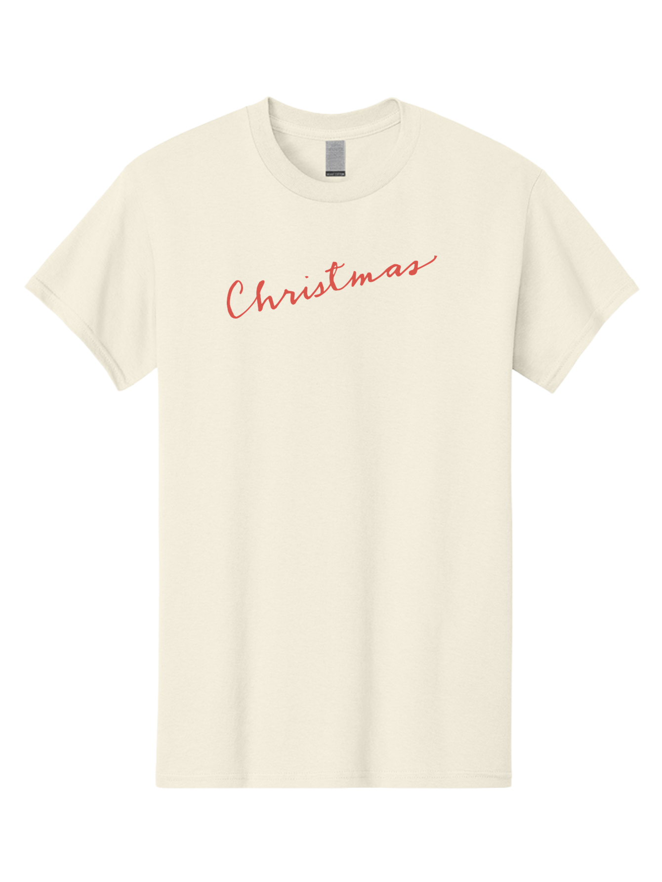 Christmas Men'S Graphic Tee, 100% Cotton, Comfortable Casual Summer Wear, Machine Washable, Christmas Greeting, Festive Season, Holiday Message, Pink Cursive Text, Christmas Celebration, Winter Wonderland -  Aaa832