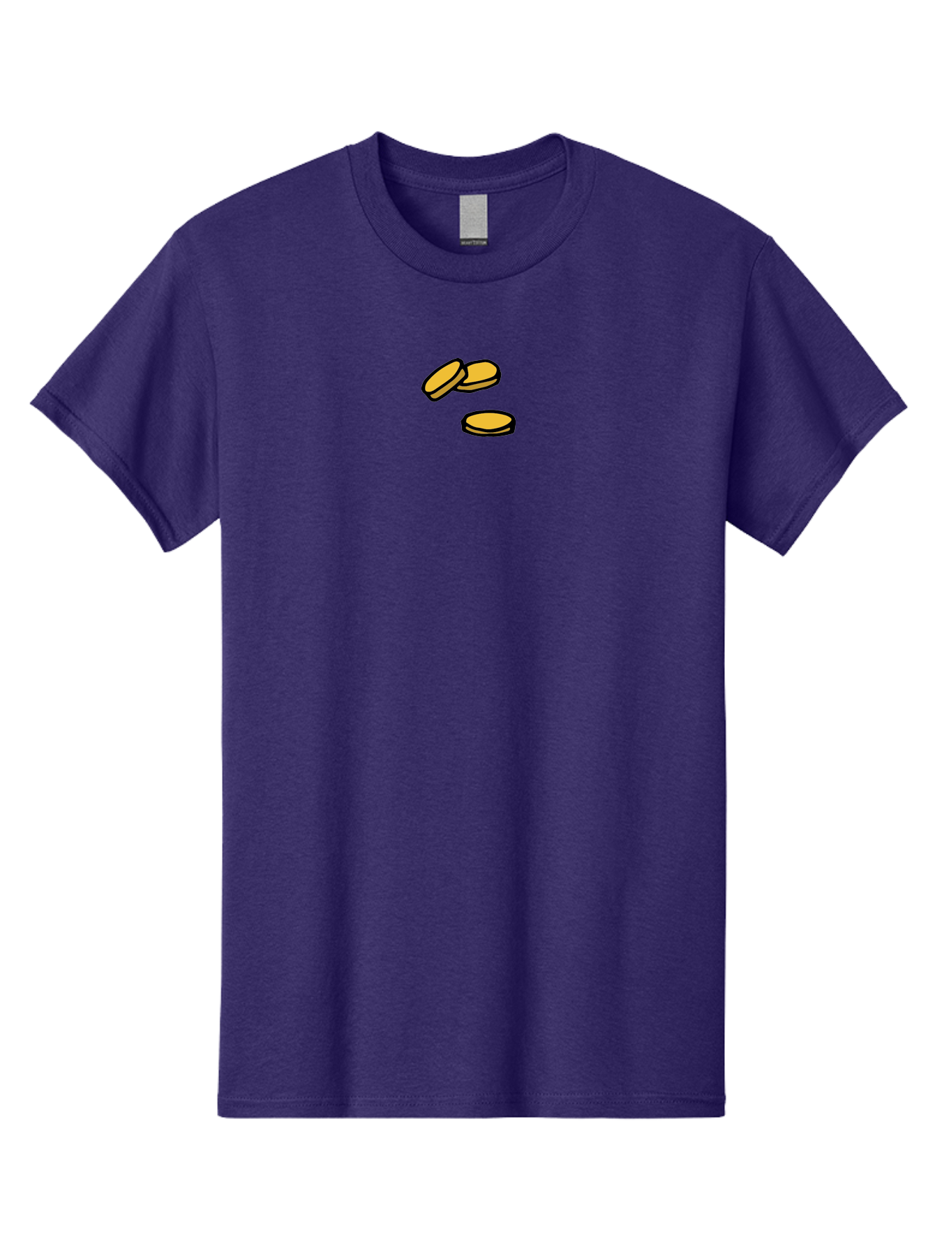 Coins Men'S Graphic Tee, 100% Cotton, Comfortable Casual Summer Wear, Machine Washable, Gold Coins, Cartoon Coins, Digital Currency, Online Payment, Cryptocurrency, Bitcoin, Money, Finance -  Aaa839