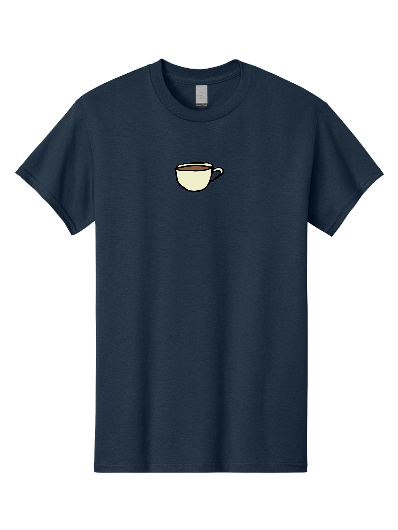Cup-Of-Coffee Men'S Graphic Tee, 100% Cotton, Comfortable Casual Summer Wear, Machine Washable, Coffee Cup, Hot Beverage, Morning Pick-Me-Up, Caffeine Boost, Coffee Break, Tea Cup -  Aaa845