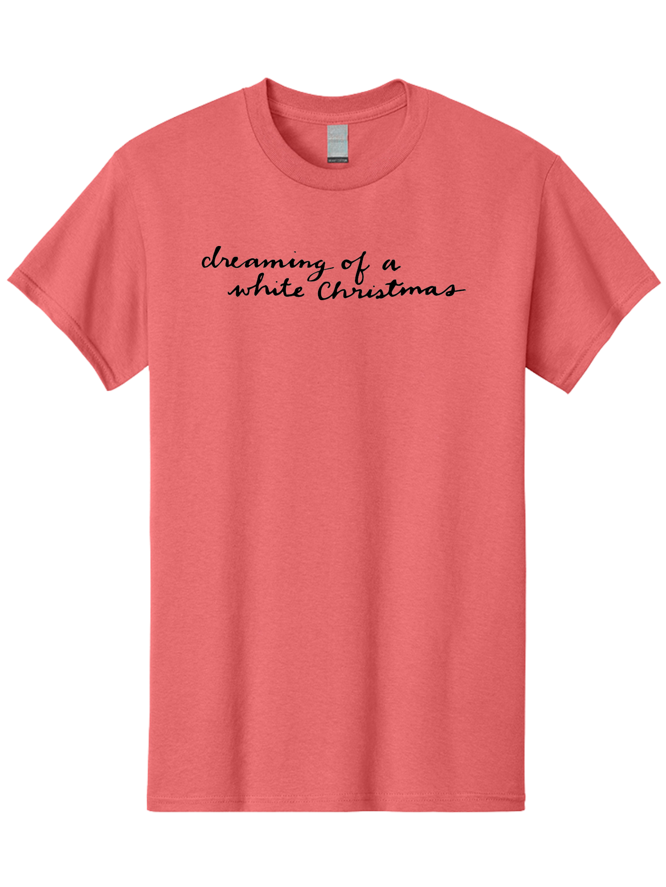 Dreaming-Of-White-Christmas-1 Men'S Graphic Tee, 100% Cotton, Comfortable Casual Summer Wear, Machine Washable, Dreaming Of White Christmas, Christmas Wishes, Festive Vibes, Holiday Cheer, Winter Wonderland, Christmas Magic, -  Aaa862