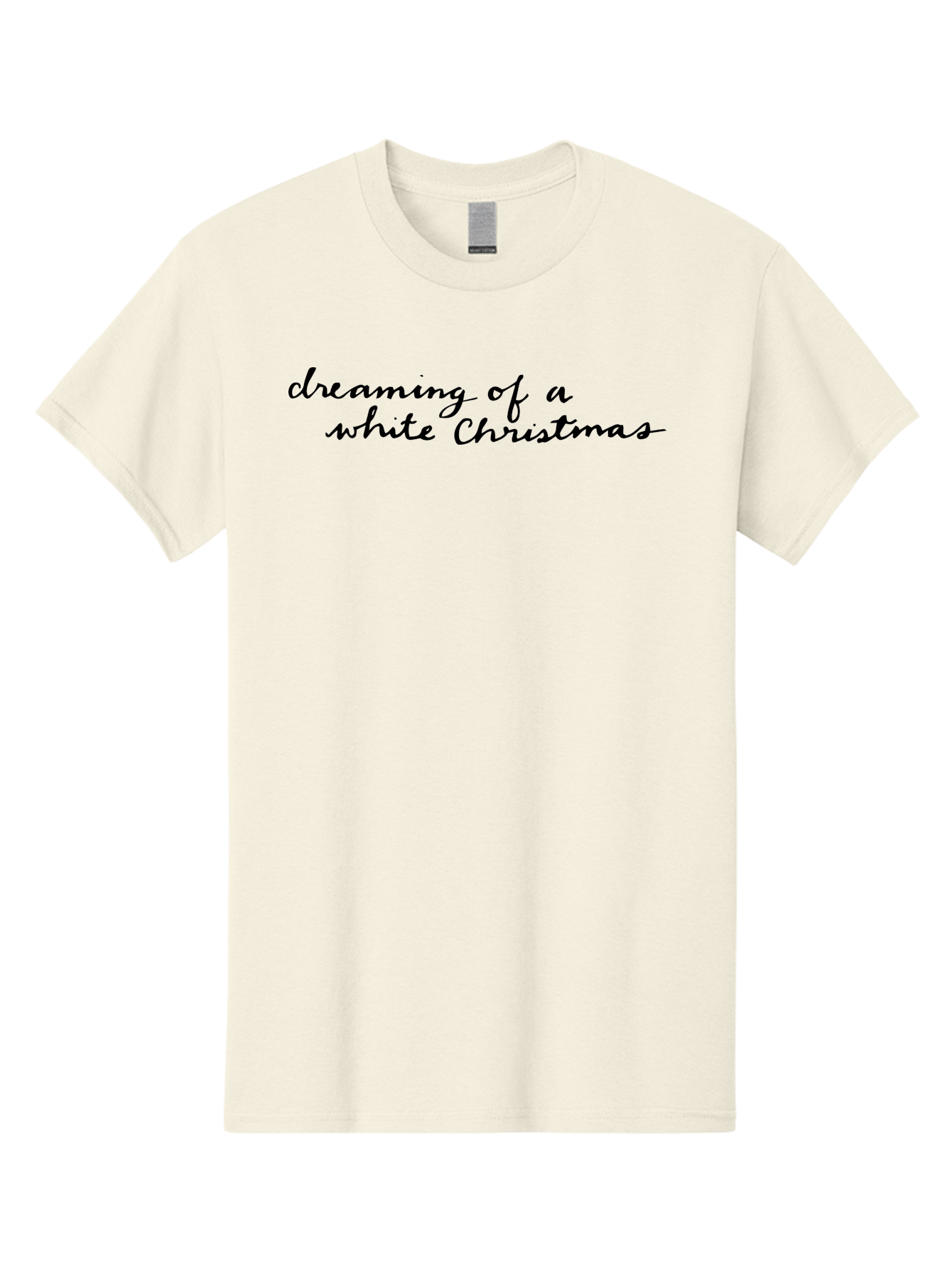 Dreaming-Of-White-Christmas-1 Men'S Graphic Tee, 100% Cotton, Comfortable Casual Summer Wear, Machine Washable, Dreaming Of White Christmas, Christmas Wishes, Festive Vibes, Holiday Cheer, Winter Wonderland, Christmas Magic, -  Aaa862