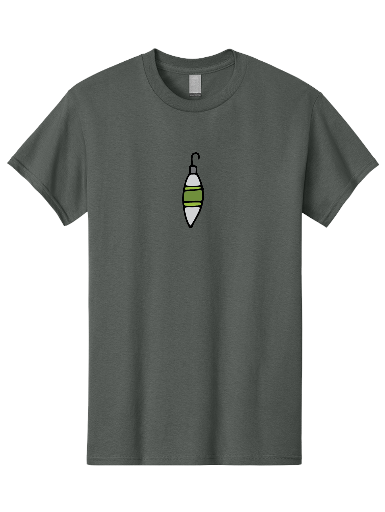 Fishing-Bobber-1 Men'S Graphic Tee, 100% Cotton, Comfortable Casual Summer Wear, Machine Washable, Fishing Bobber, Fishing Float, Fishing Gear, Outdoor Recreation, Water Sports, Fishing Tackle, Bobber Illustration -  Aaa882