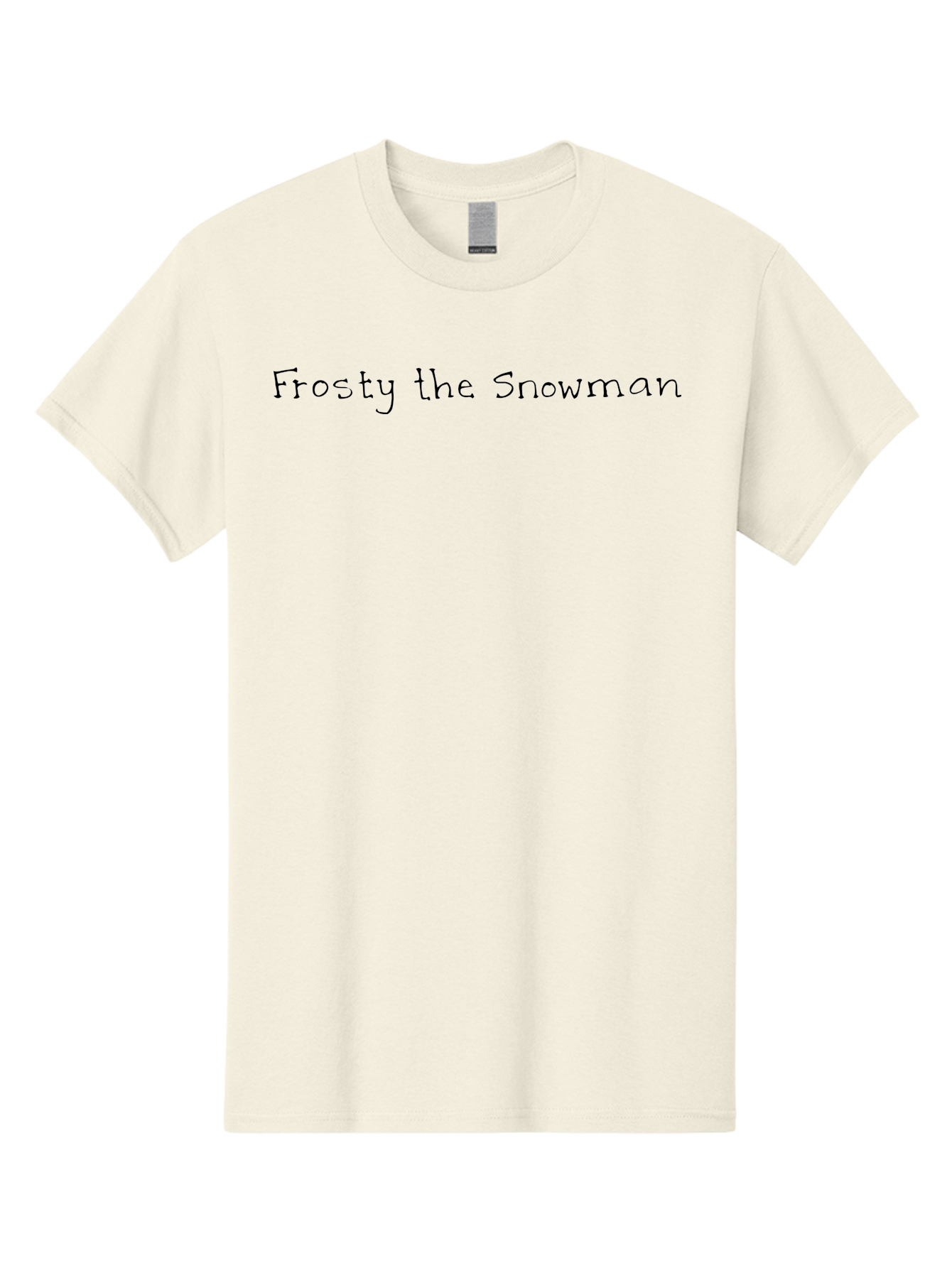 Frosty-The-Snowman-1 Men'S Graphic Tee, 100% Cotton, Comfortable Casual Summer Wear, Machine Washable, Frosty The Snowman, Winter Wonderland, Snowman Graphics, Festive Typography, Holiday Graphics, Christmas Character -  Aaa888