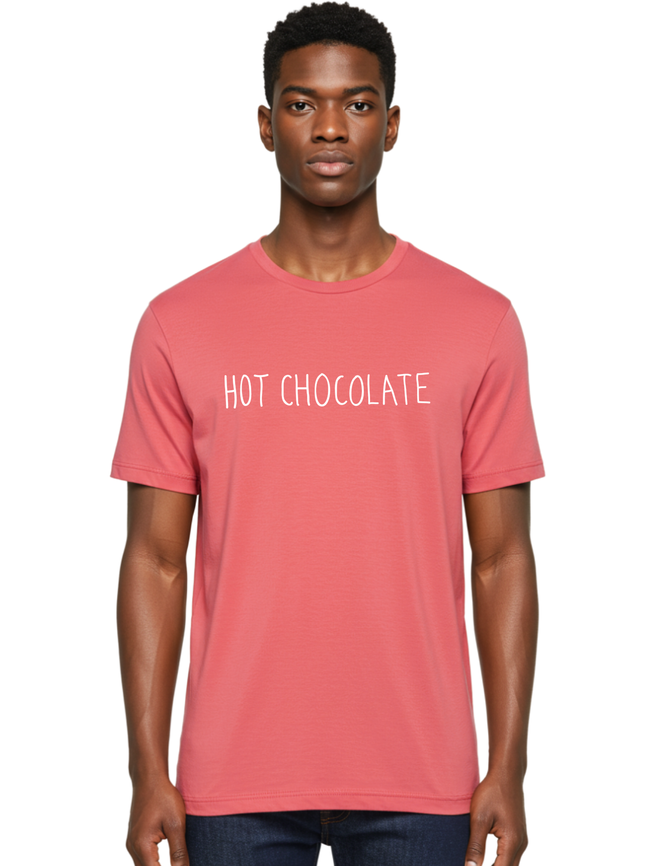 Hot-Chocolate-3 Men'S Graphic Tee, 100% Cotton, Comfortable Casual Summer Wear, Machine Washable, Hot Chocolate, Chocolate Drink, Winter Beverage, Sweet Treat, Rich Flavor, Creamy Texture -  Aaa941