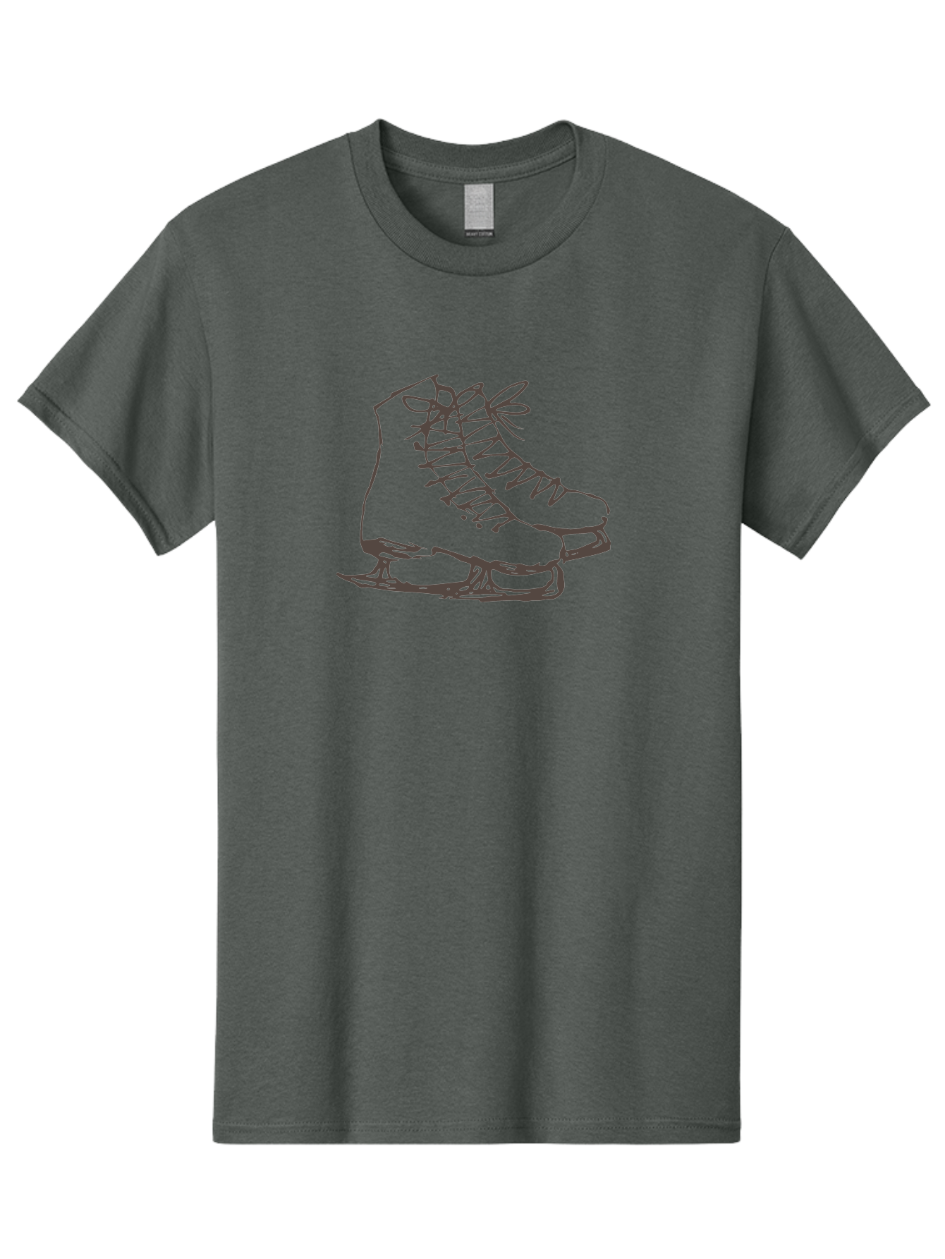 Ice-Skates Men'S Graphic Tee, 100% Cotton, Comfortable Casual Summer Wear, Machine Washable, Ice Skates, Winter Sports, Ice Skating, Skate Blades, Laced Boots, Ice Hockey, Winter Fun, Frozen Rink, Ice Rinks, Skate Equipment, -  Aaa945