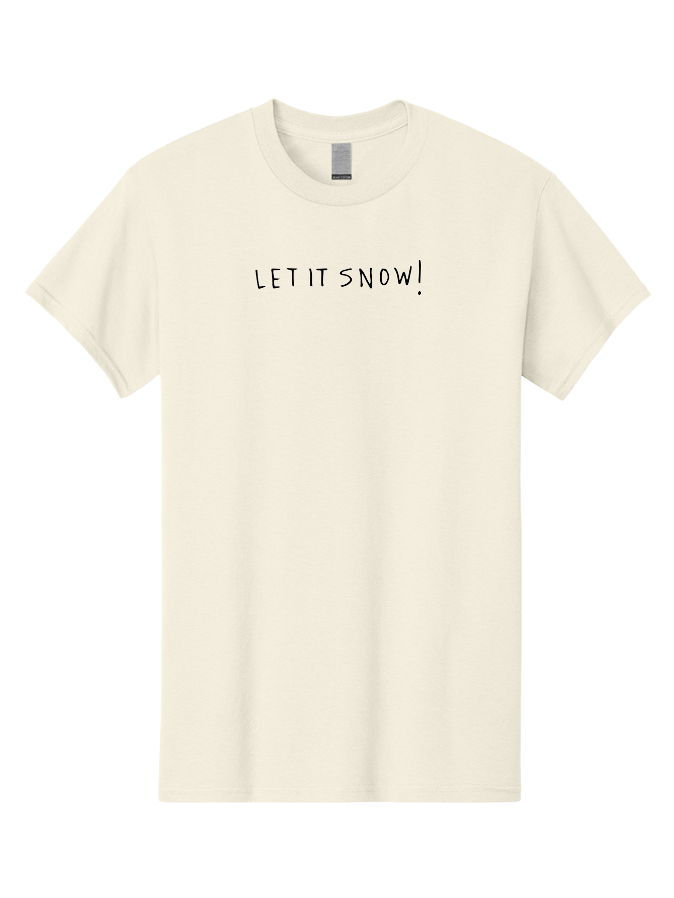 Let-It-Snow-1 Men'S Graphic Tee, 100% Cotton, Comfortable Casual Summer Wear, Machine Washable, Winter Wonderland, Let It Snow, Snowflakes, Cold Weather, Festive Season, Holiday Vibes, Winter Magic, Snowfall -  Aaa968
