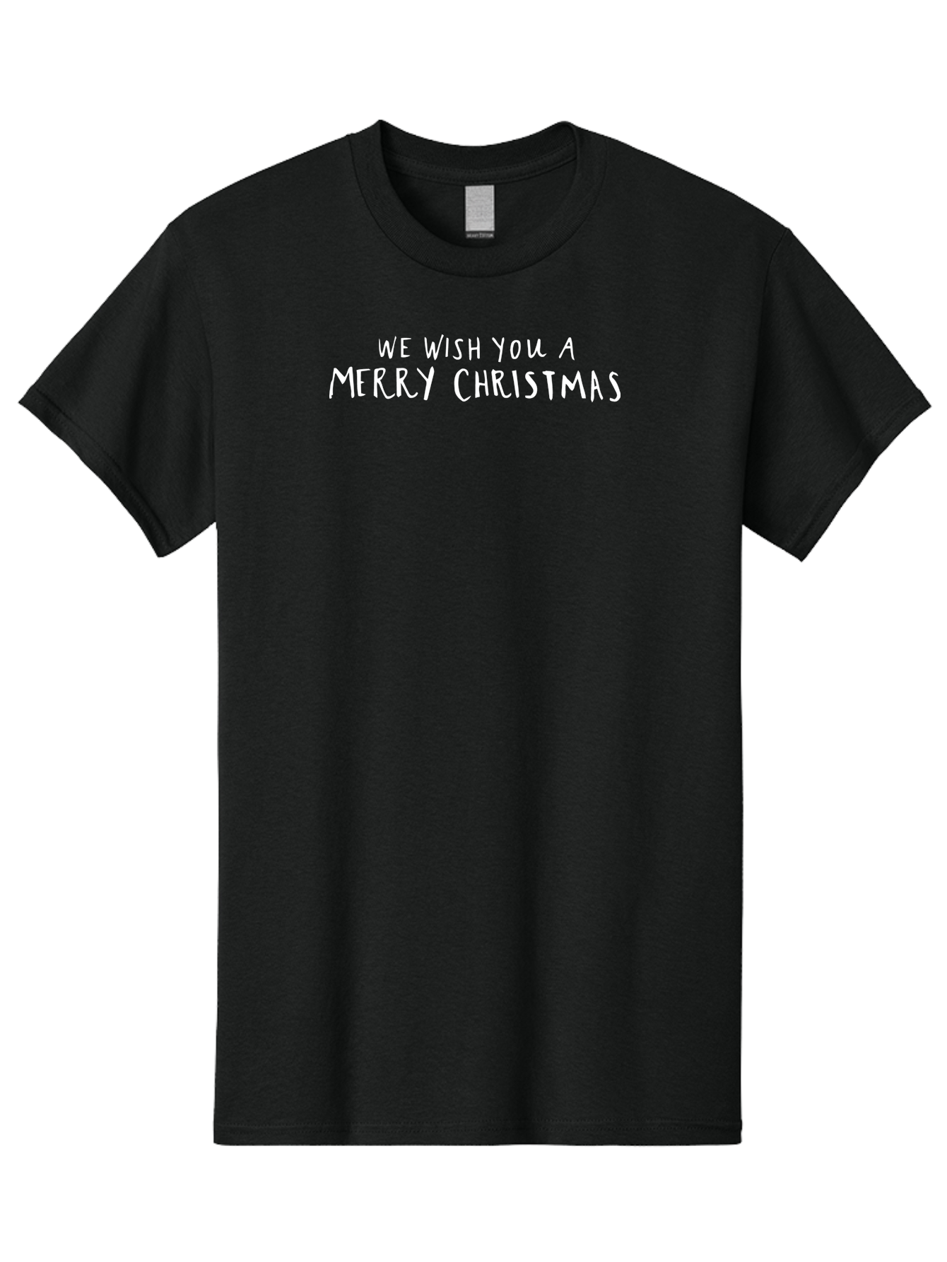 Merry-Christmas-4 Men'S Graphic Tee, 100% Cotton, Comfortable Casual Summer Wear, Machine Washable, Merry Christmas Wishes, Holiday Greeting, Festive Season, Christmas Message, Happy Holidays, Joyful Wishes, Seasonal Cheer -  Aaa983
