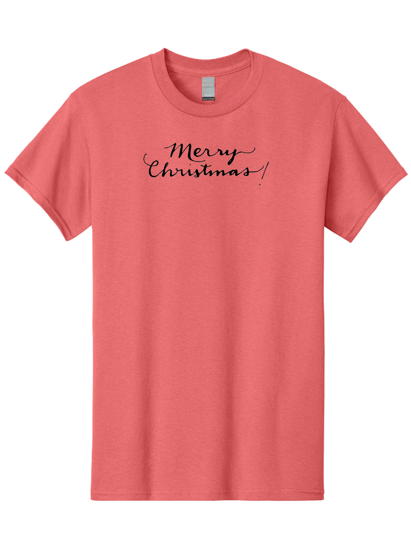 Merry-Christmas-5 Men'S Graphic Tee, 100% Cotton, Comfortable Casual Summer Wear, Machine Washable, Merry Christmas, Holiday Greeting, Festive Wishes, Black Calligraphy, Christmas Message, Winter Holiday, Season'S Greetings -  Aaa984