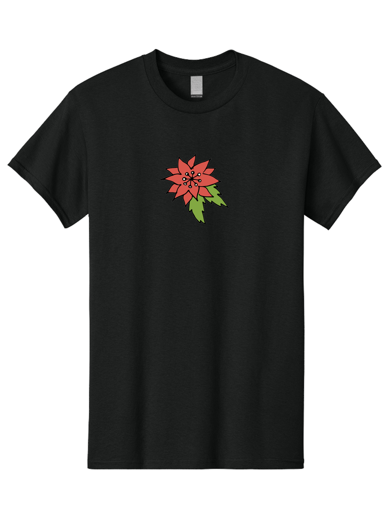 red poinsettia flower, festive holiday decor, Christmas plant, symbolic blooms, vibrant red petals, green leaves, winter flowers, seasonal decoration