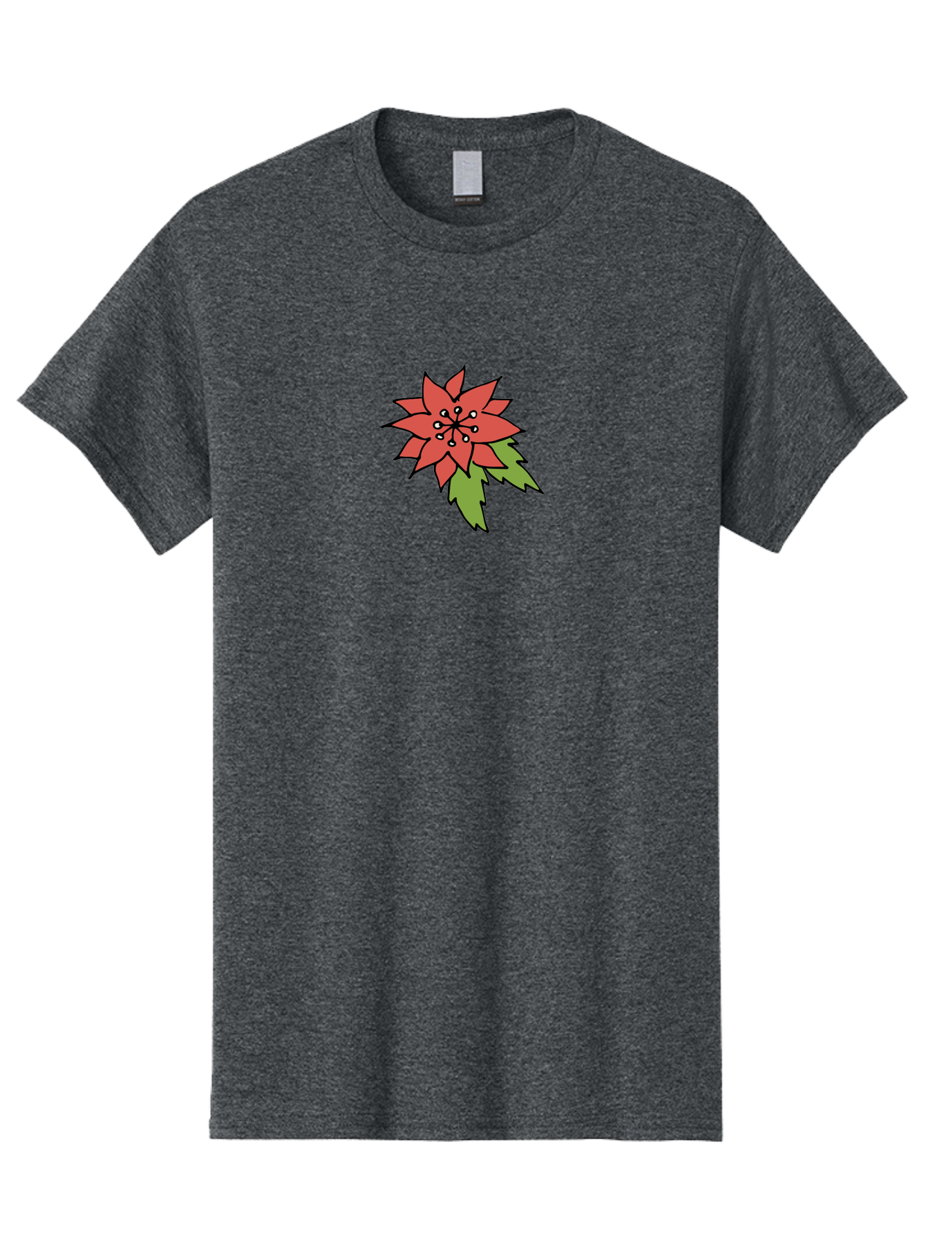 red poinsettia flower, festive holiday decor, Christmas plant, symbolic blooms, vibrant red petals, green leaves, winter flowers, seasonal decoration