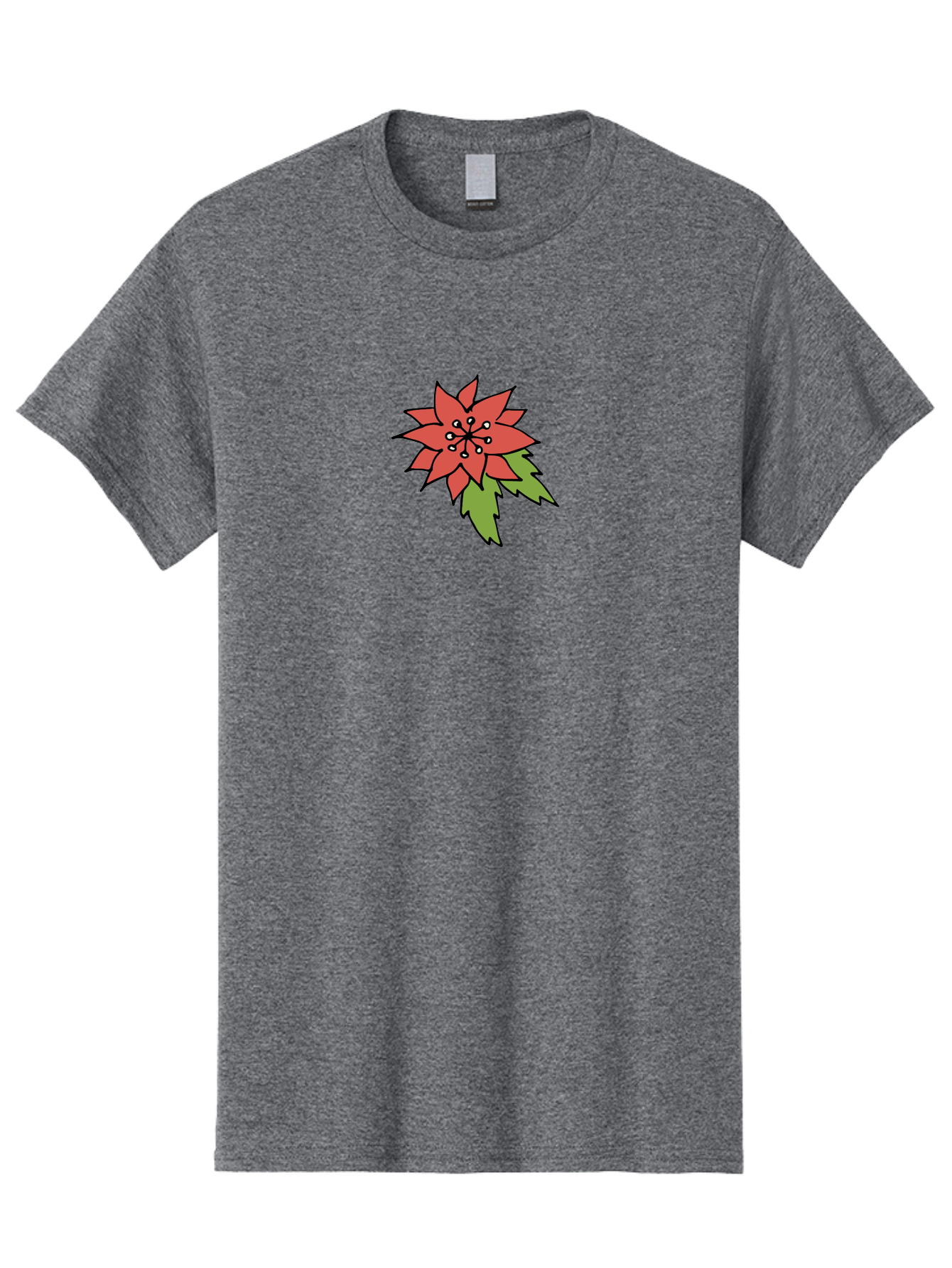 red poinsettia flower, festive holiday decor, Christmas plant, symbolic blooms, vibrant red petals, green leaves, winter flowers, seasonal decoration