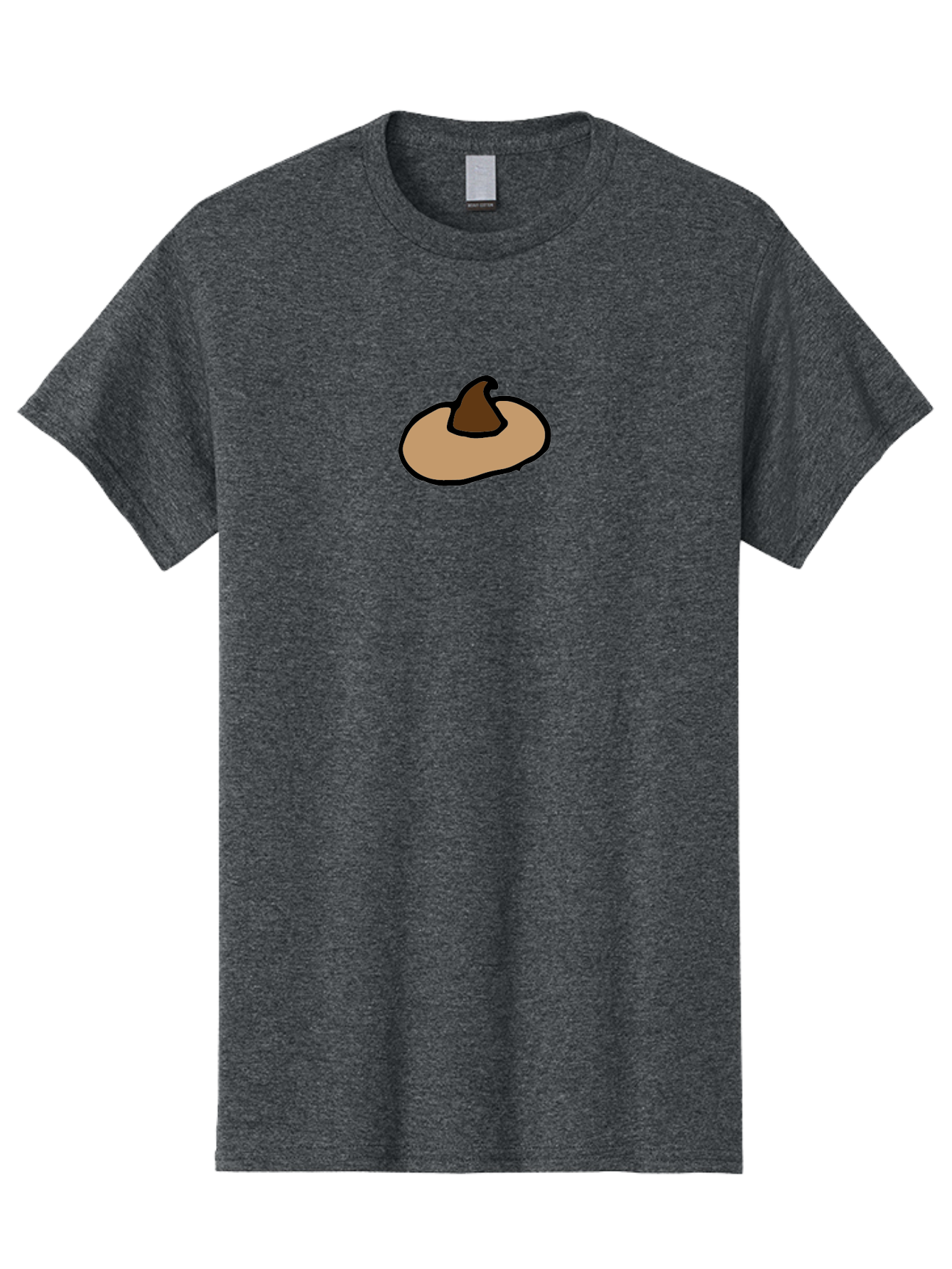 Pumpkin-Cartoon Men'S Graphic Tee, 100% Cotton, Comfortable Casual Summer Wear, Machine Washable, Witch Hat, Cartoon Style, Brown Hat, Magic Accessories, Fantasy Elements, Simple Design, Halloween Theme, Mystical Vibe Aab058