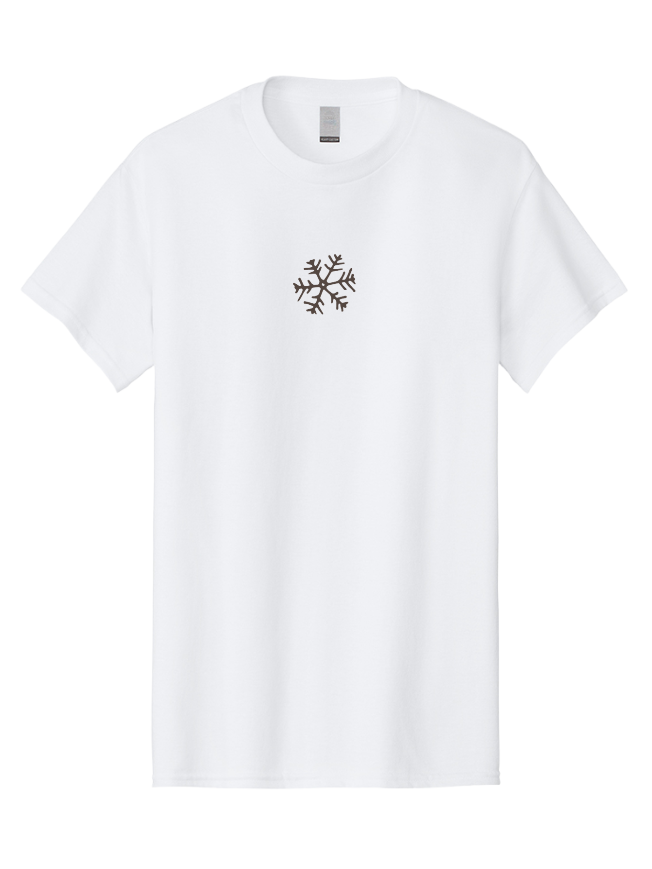 Purple-Snowflake Men'S Graphic Tee, 100% Cotton, Comfortable Casual Summer Wear, Machine Washable, Purple Snowflake, Winter Wonderland, Festive Decoration, Delicate Design, Intricate Patterns, Winter Season, Christmas Theme Aab059