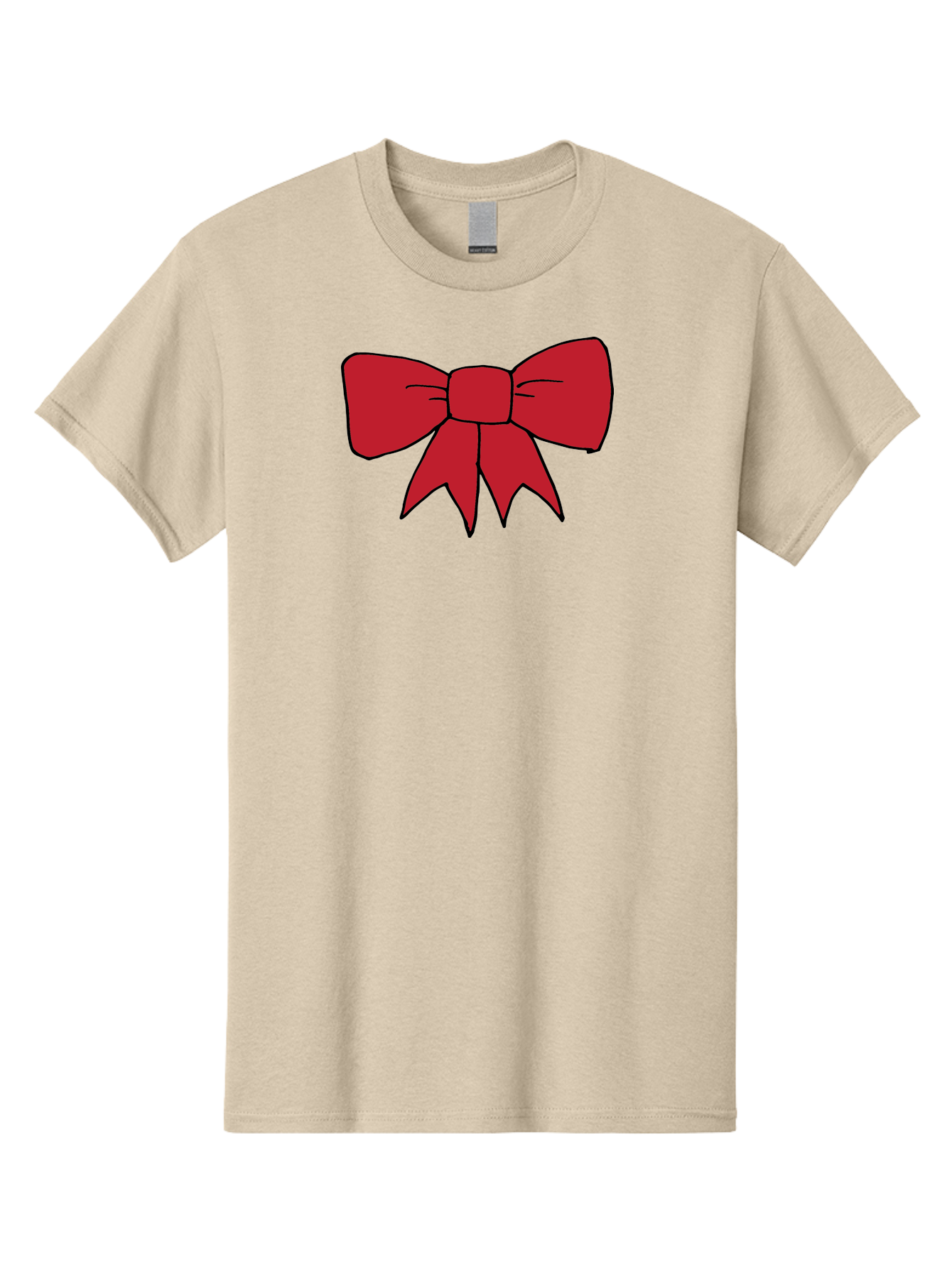 Red-Bow-4 Men'S Graphic Tee, 100% Cotton, Comfortable Casual Summer Wear, Machine Washable, Red Bow, Gift Decoration, Festive Symbol, Ribbon Accessory, Holiday Decor, Christmas Gift, Elegant Design Aab069