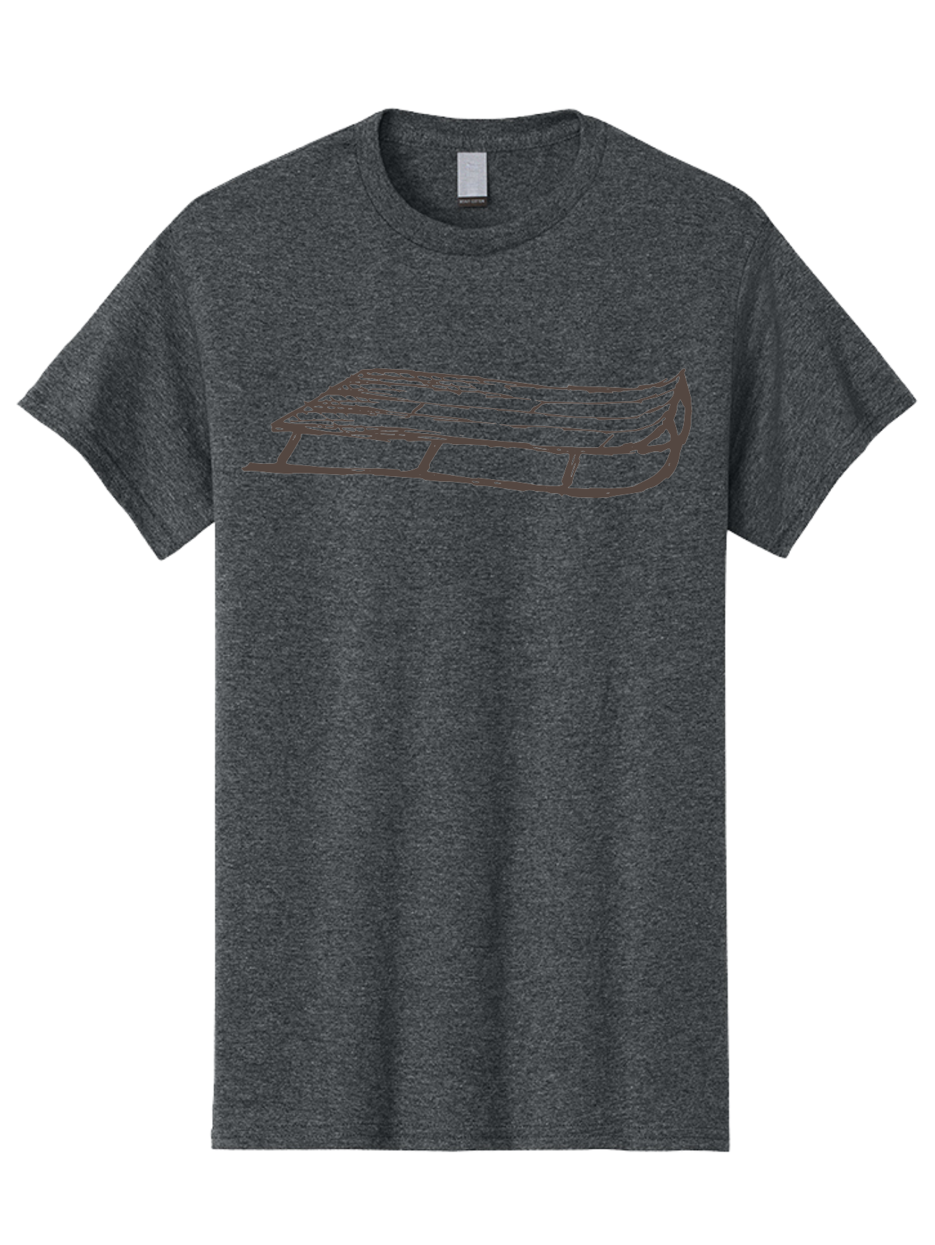 Sleigh Men'S Graphic Tee, 100% Cotton, Comfortable Casual Summer Wear, Machine Washable, Winter Sled, Festive Season, Snow Ride, Joyful Activity, Wooden Frame, Curved Runners, Holiday Fun, Winter Sport, Snowy Landscape, Cold Weather, Aab109