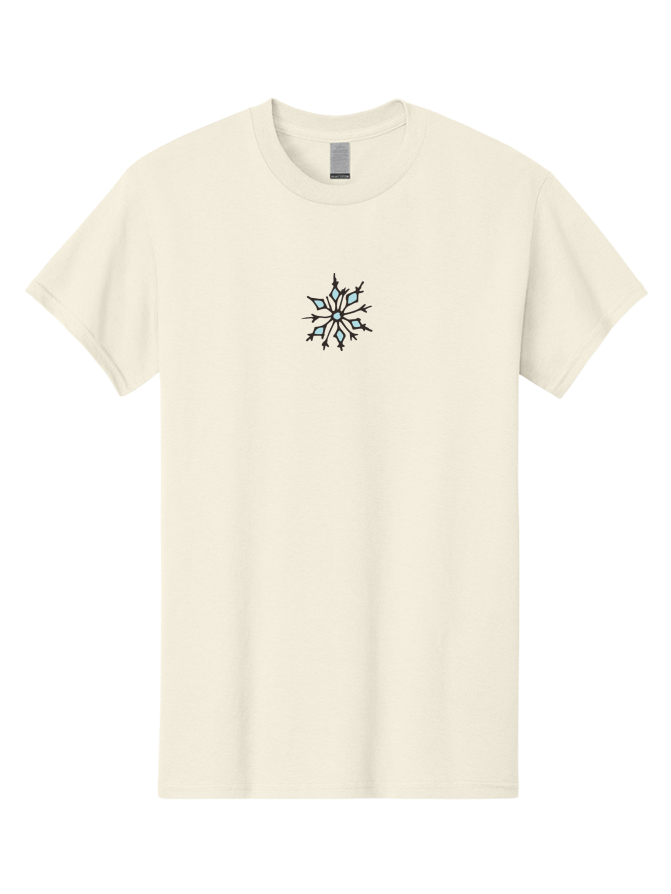 Snowflake-8 Men'S Graphic Tee, 100% Cotton, Comfortable Casual Summer Wear, Machine Washable, Snowflake, Winter Wonder, Frosty Design, Delicate Pattern, Icy Charm, Stylized Snow, Winter Motif, Frosty Decoration, Seasonal Symbol, Cold Weather Aab119