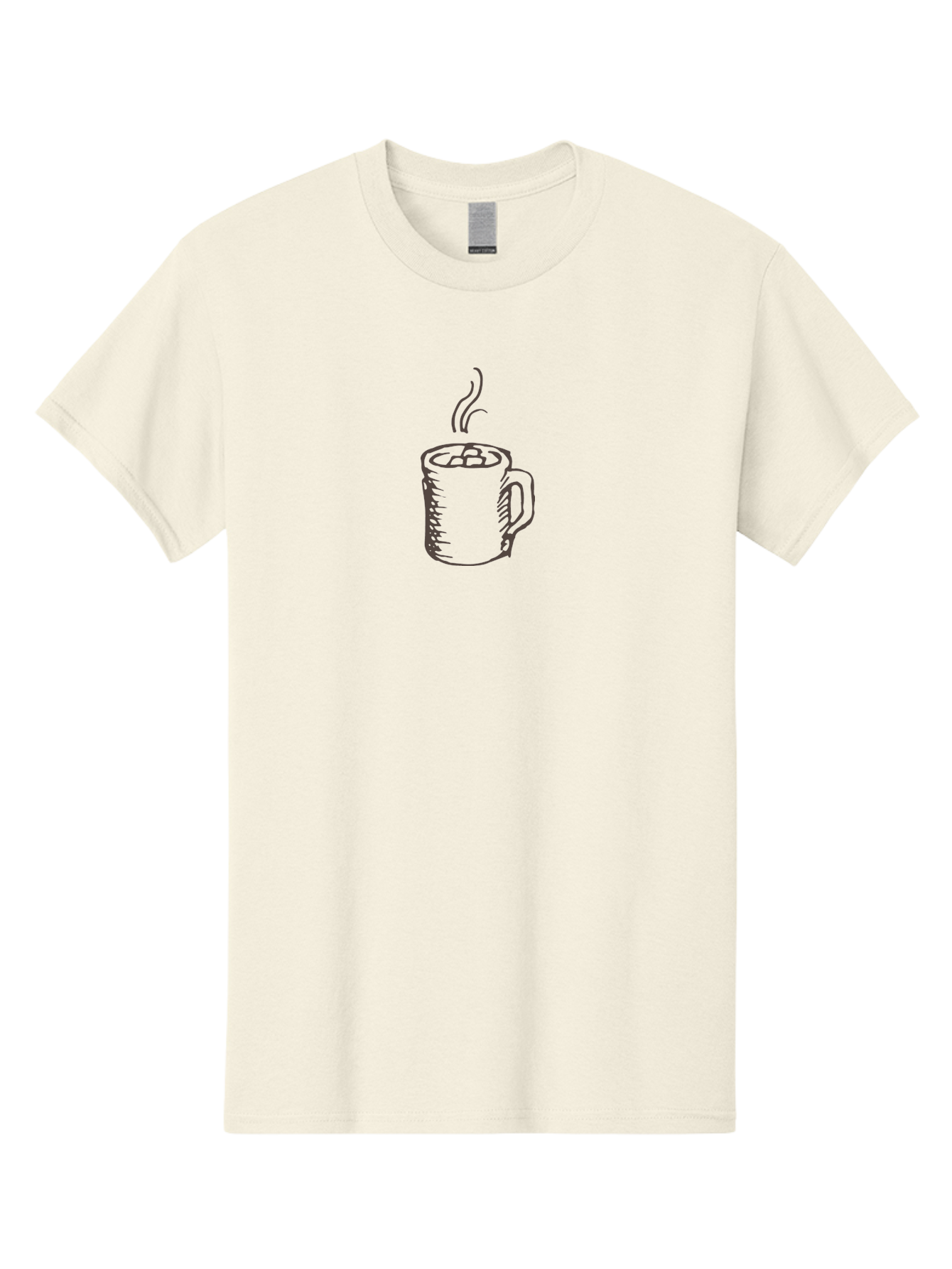 Steaming-Coffee-Mug Men'S Graphic Tee, 100% Cotton, Comfortable Casual Summer Wear, Machine Washable, Hot Beverage, Coffee Mug, Steaming Drink, Morning Coffee, Daily Grind, Cozy Morning, Warm Drink Aab137