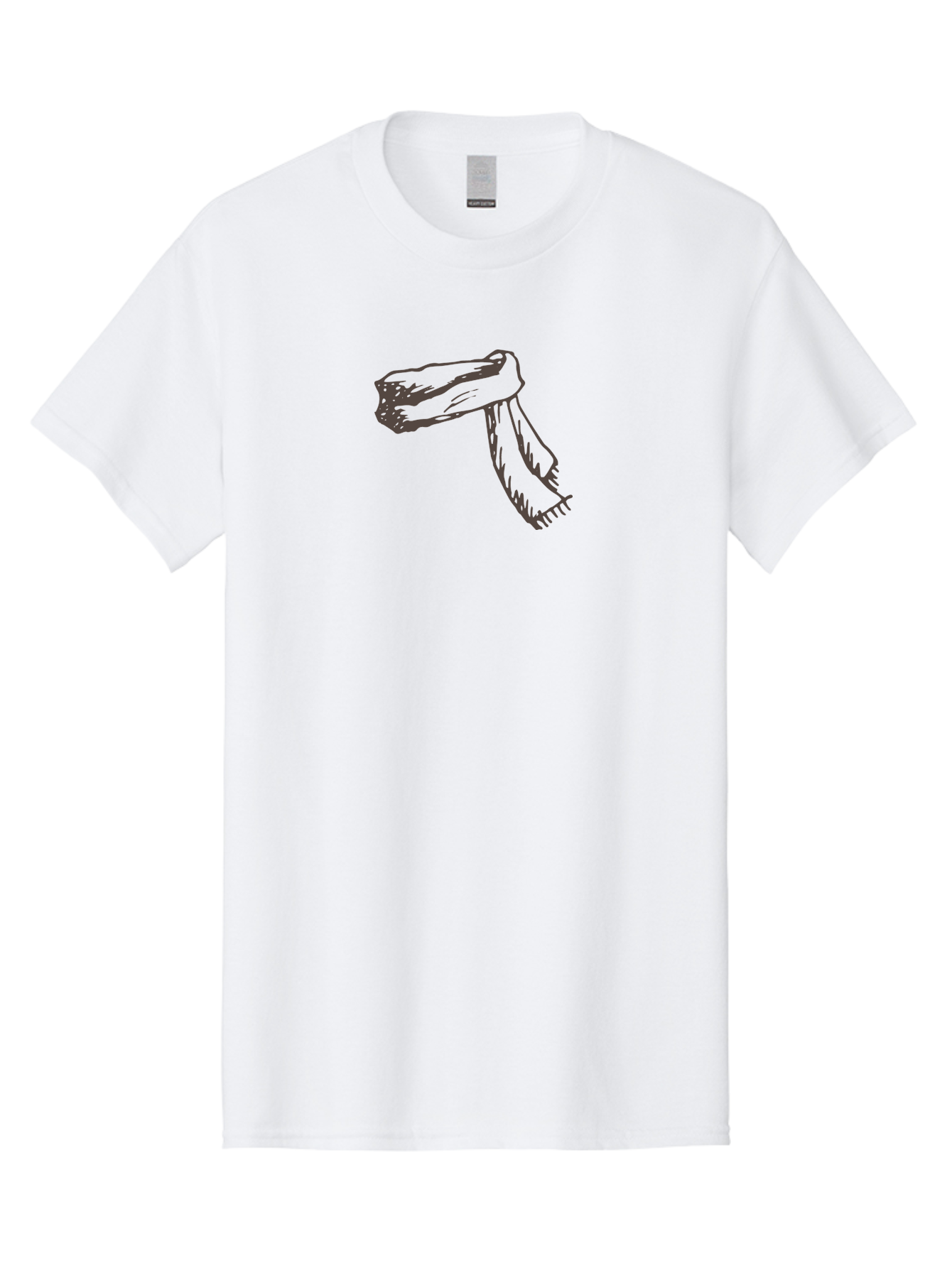 Tied-Scarf Men'S Graphic Tee, 100% Cotton, Comfortable Casual Summer Wear, Machine Washable, Headscarf, Fashion Accessory, Clothing Item, Headwear, Stylish, Elegant, Simple Design, Minimalist Fashion, Traditional Attire Aab145