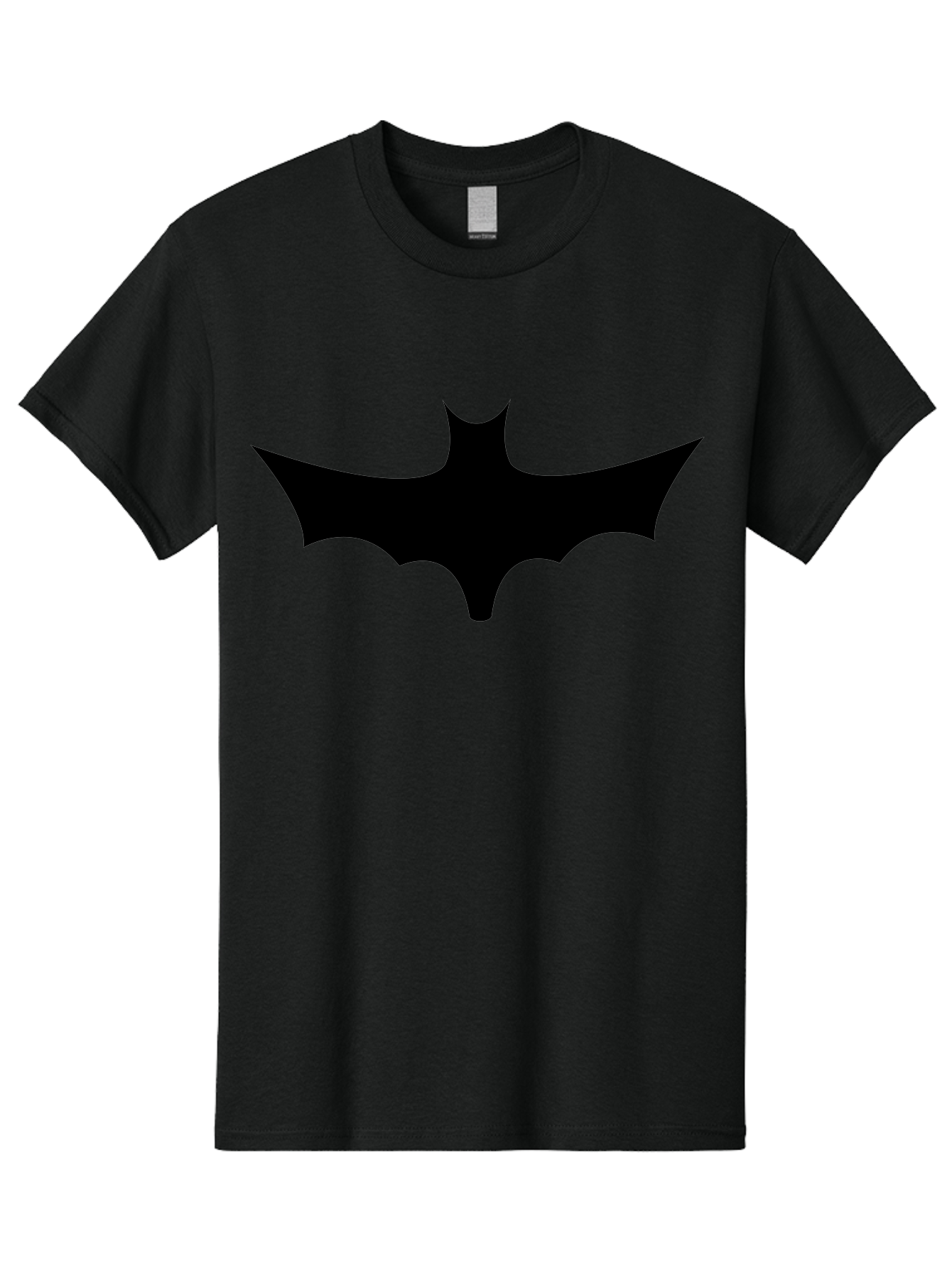 Batman-Logo-1 Men'S Graphic Tee, 100% Cotton, Comfortable Casual Summer Wear, Machine Washable, Batman Symbol, Superhero Logo, Dark Knight Emblem, Gotham City Icon, Comic Book Character, Bat Wings, Black Silhouette, Pop Culture Symbol Aab192