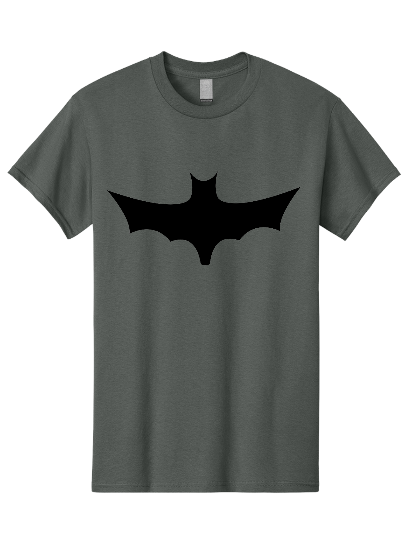 Batman-Logo-1 Men'S Graphic Tee, 100% Cotton, Comfortable Casual Summer Wear, Machine Washable, Batman Symbol, Superhero Logo, Dark Knight Emblem, Gotham City Icon, Comic Book Character, Bat Wings, Black Silhouette, Pop Culture Symbol Aab192