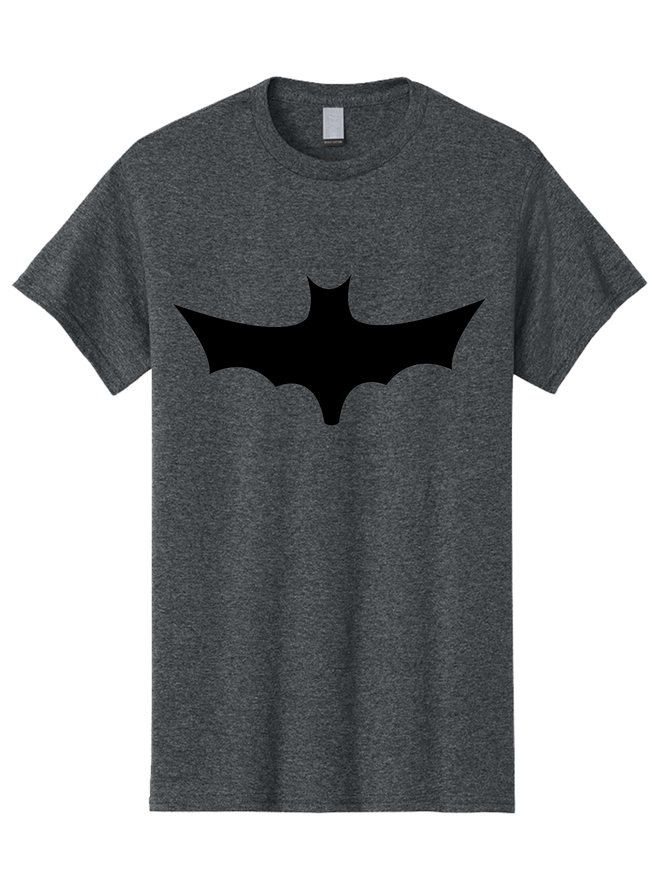 Batman-Logo-1 Men'S Graphic Tee, 100% Cotton, Comfortable Casual Summer Wear, Machine Washable, Batman Symbol, Superhero Logo, Dark Knight Emblem, Gotham City Icon, Comic Book Character, Bat Wings, Black Silhouette, Pop Culture Symbol Aab192