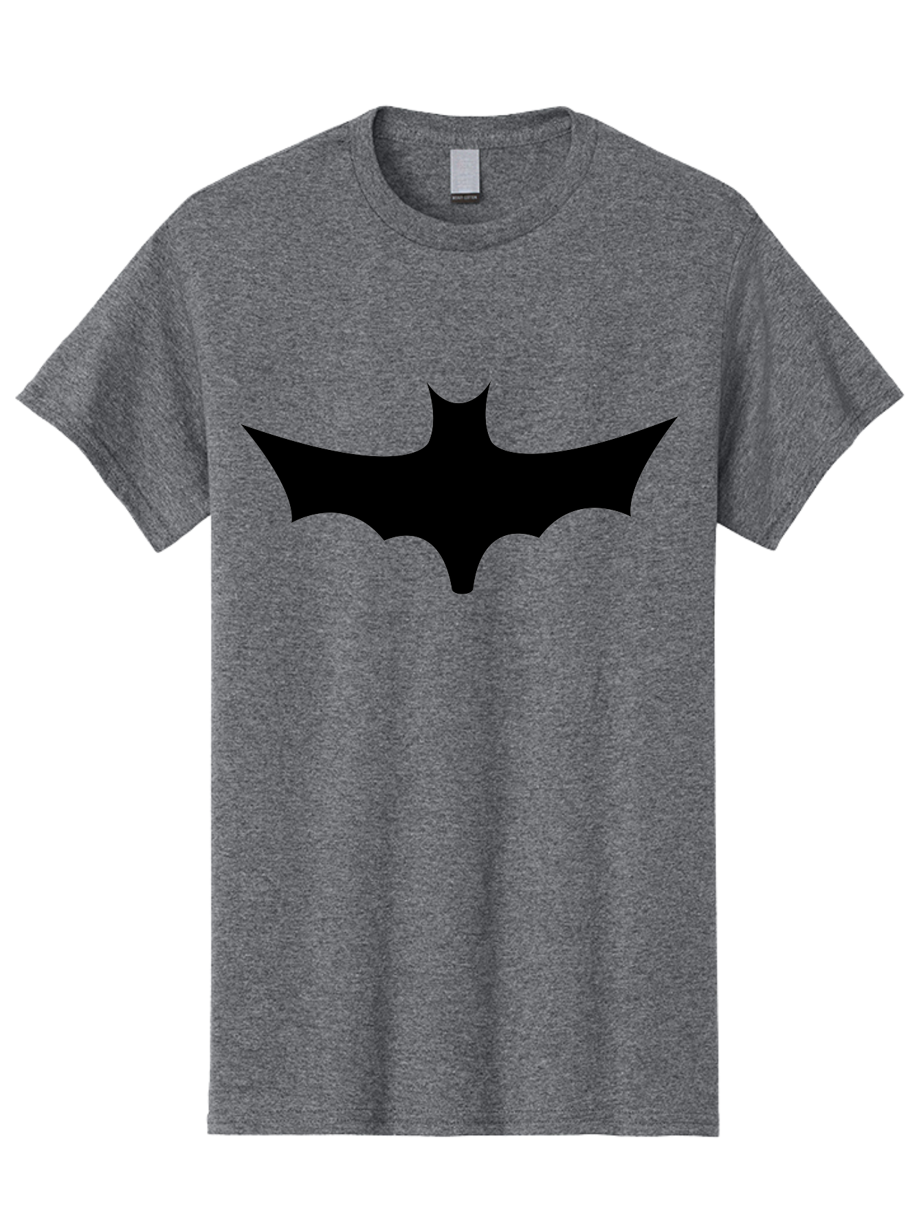 Batman-Logo-1 Men'S Graphic Tee, 100% Cotton, Comfortable Casual Summer Wear, Machine Washable, Batman Symbol, Superhero Logo, Dark Knight Emblem, Gotham City Icon, Comic Book Character, Bat Wings, Black Silhouette, Pop Culture Symbol Aab192