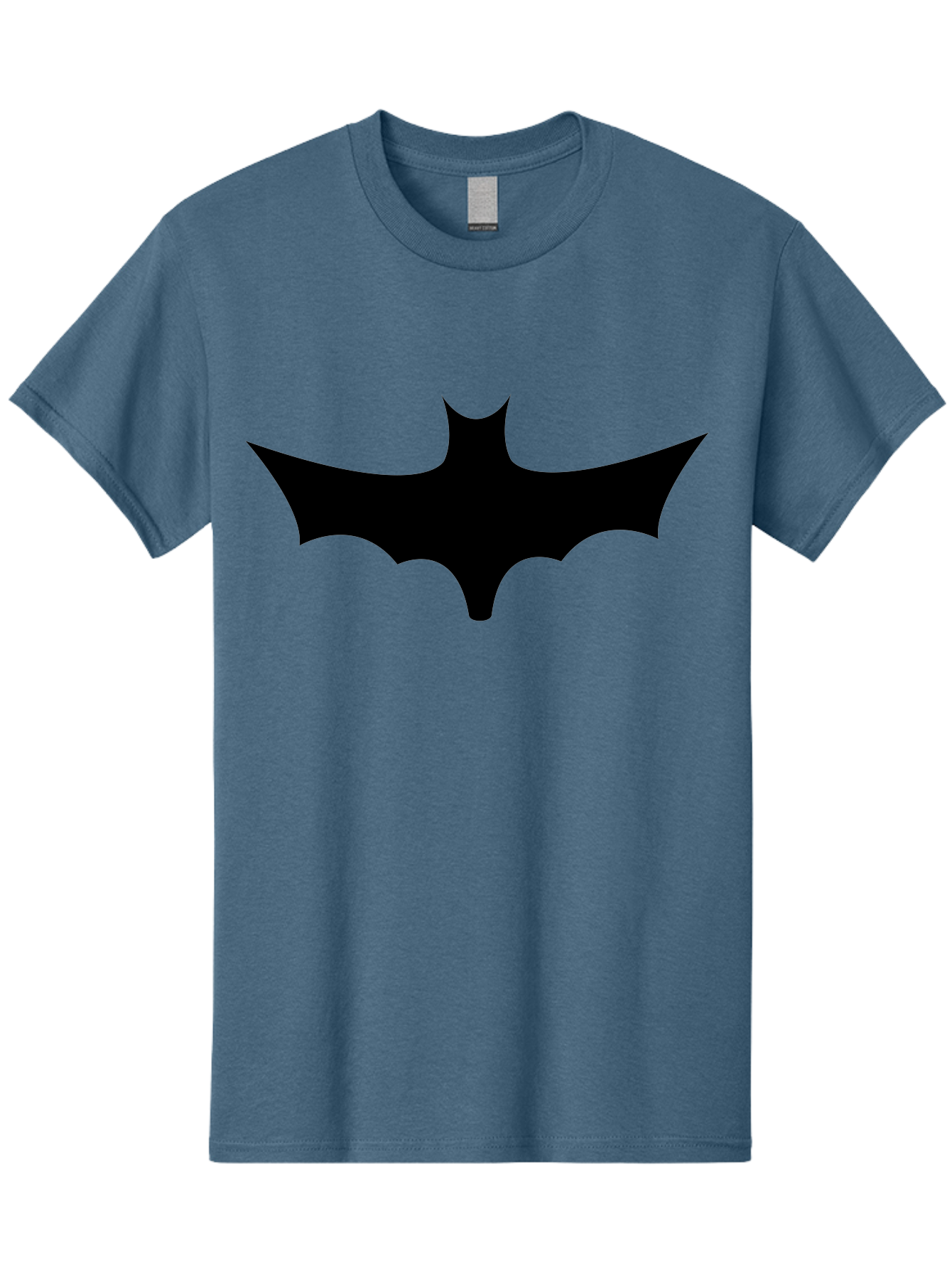 Batman-Logo-1 Men'S Graphic Tee, 100% Cotton, Comfortable Casual Summer Wear, Machine Washable, Batman Symbol, Superhero Logo, Dark Knight Emblem, Gotham City Icon, Comic Book Character, Bat Wings, Black Silhouette, Pop Culture Symbol Aab192