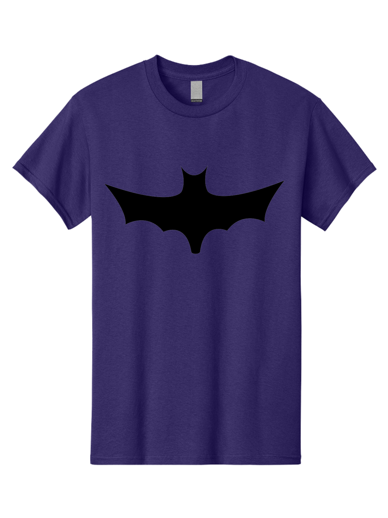Batman-Logo-1 Men'S Graphic Tee, 100% Cotton, Comfortable Casual Summer Wear, Machine Washable, Batman Symbol, Superhero Logo, Dark Knight Emblem, Gotham City Icon, Comic Book Character, Bat Wings, Black Silhouette, Pop Culture Symbol Aab192