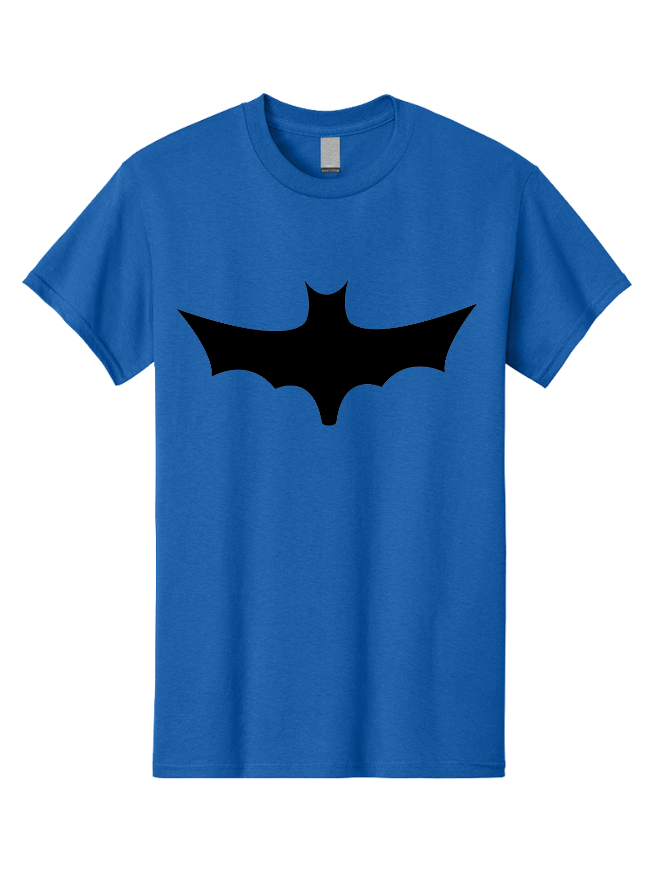 Batman-Logo-1 Men'S Graphic Tee, 100% Cotton, Comfortable Casual Summer Wear, Machine Washable, Batman Symbol, Superhero Logo, Dark Knight Emblem, Gotham City Icon, Comic Book Character, Bat Wings, Black Silhouette, Pop Culture Symbol Aab192