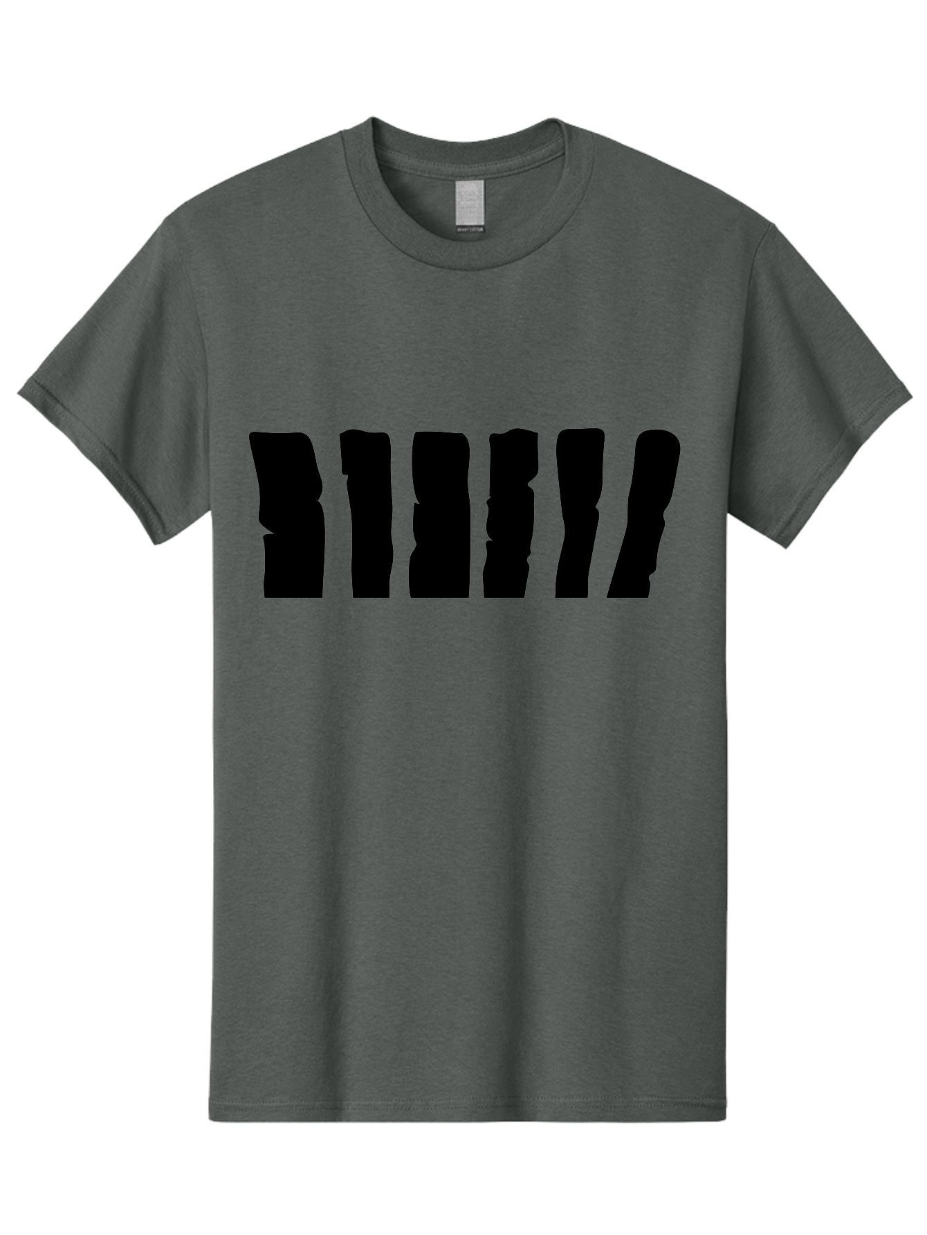 Bimbim Men'S Graphic Tee, 100% Cotton, Comfortable Casual Summer Wear, Machine Washable, Stylized Text, Bold Font, Black Letters, Modern Design, Graphic Element, Abstract Typography, Sleek Aesthetic Aab199