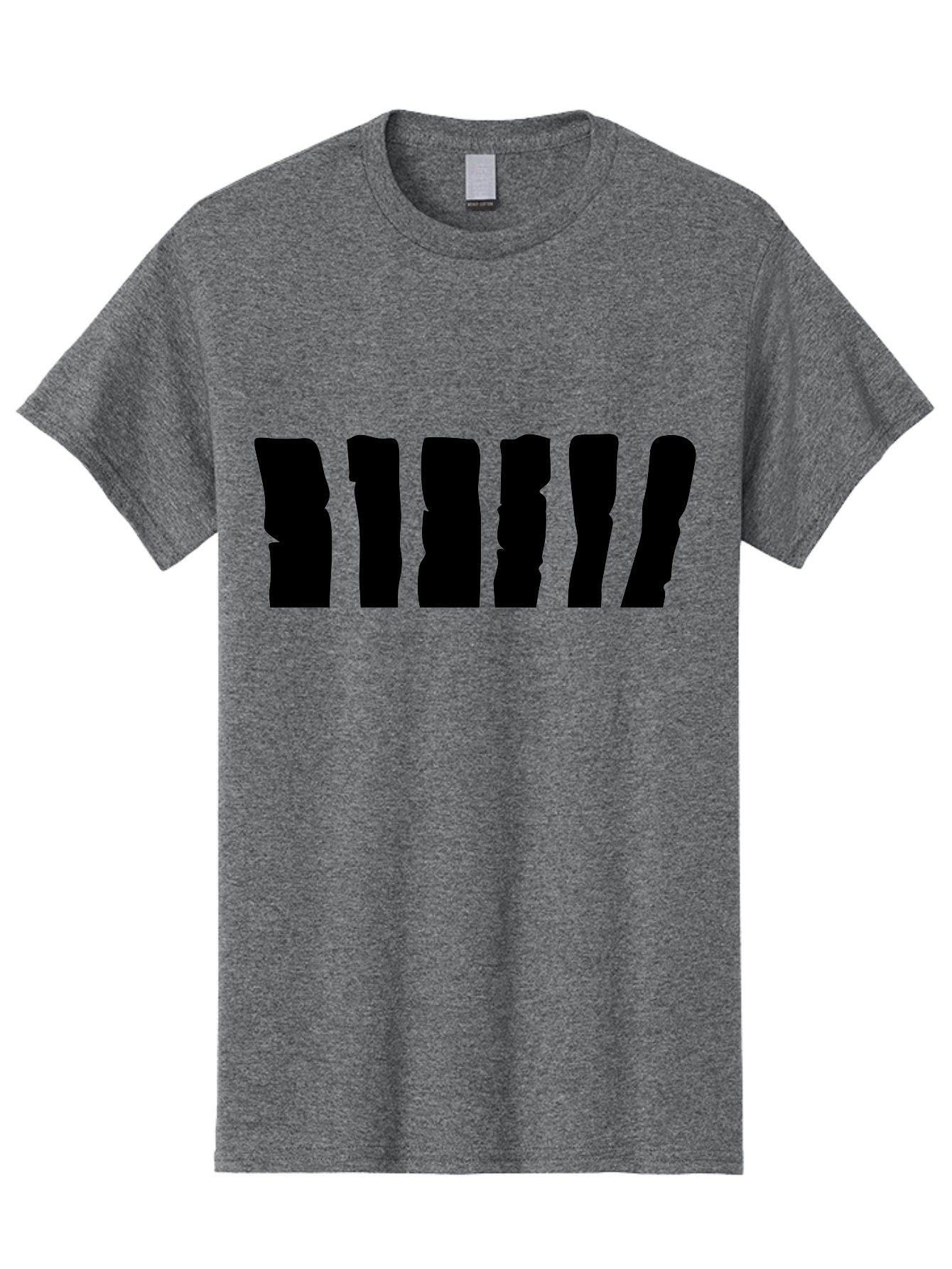 Bimbim Men'S Graphic Tee, 100% Cotton, Comfortable Casual Summer Wear, Machine Washable, Stylized Text, Bold Font, Black Letters, Modern Design, Graphic Element, Abstract Typography, Sleek Aesthetic Aab199
