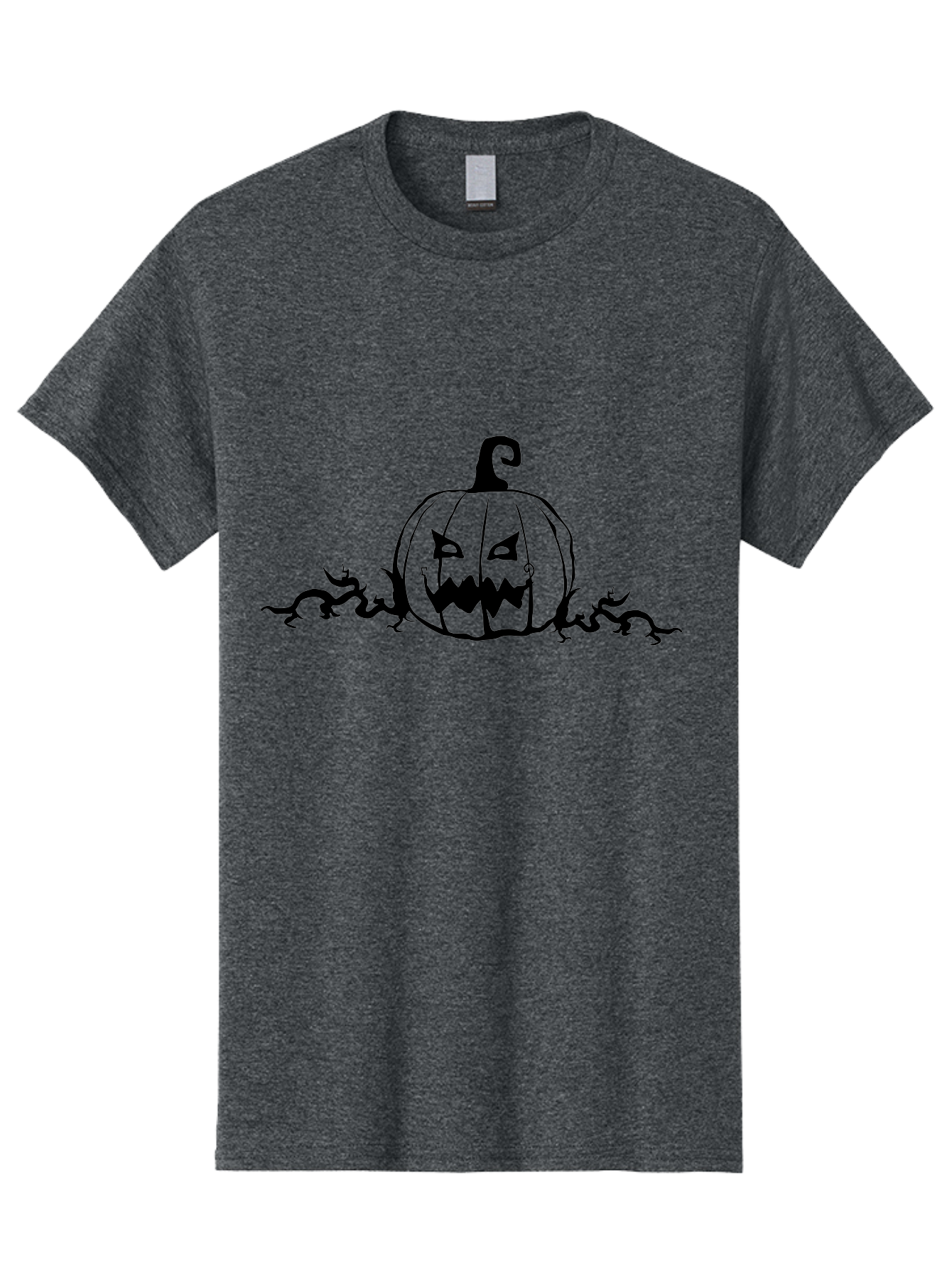 Jack-O-Lantern-2 Men'S Graphic Tee, 100% Cotton, Comfortable Casual Summer Wear, Machine Washable, Halloween Pumpkin, Jack O'Lantern, Spooky Atmosphere, Autumn Decorations, Halloween Theme, Scary Faces, Festive Design Aab229